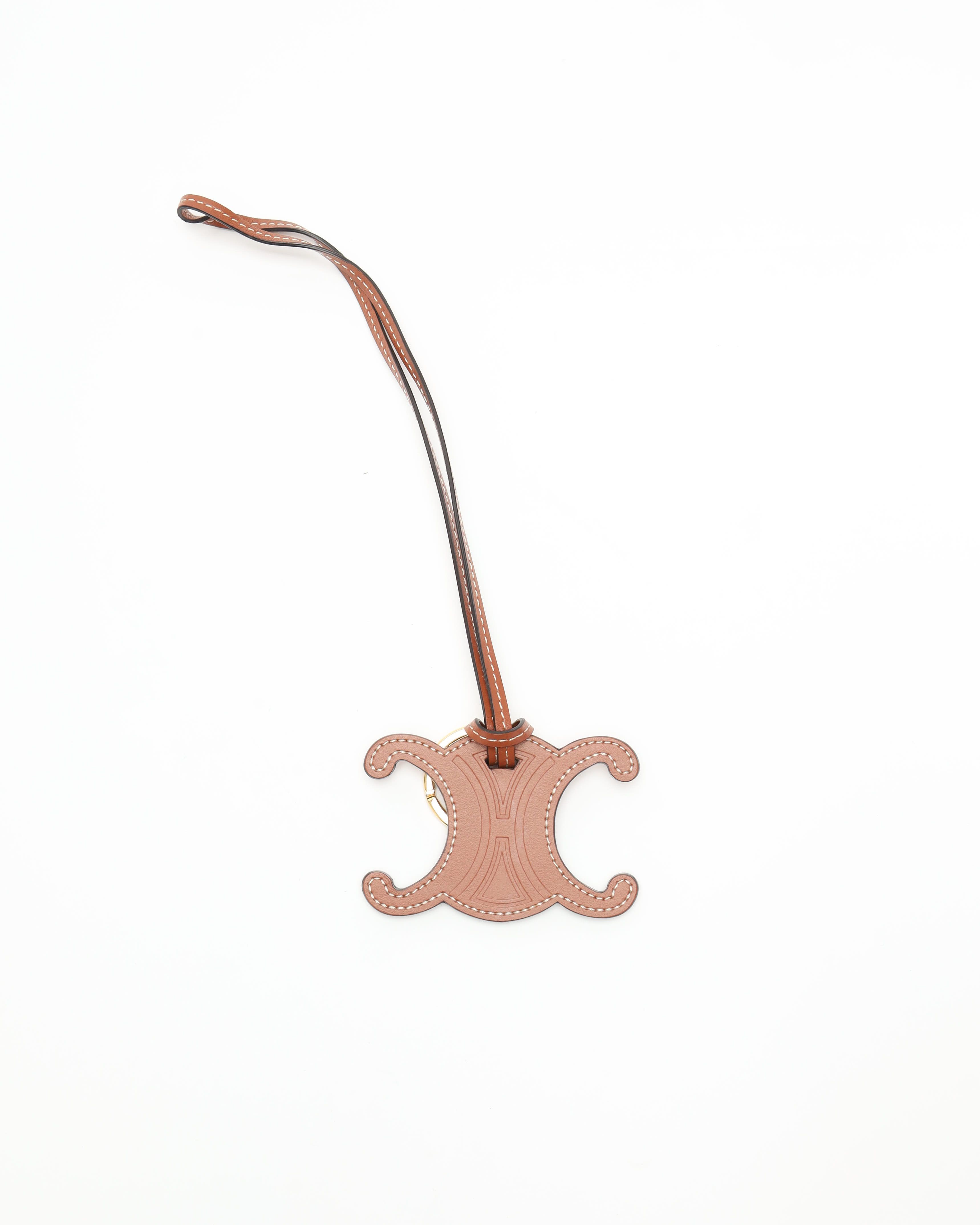 Celine Céline Triomphe Bag Charm In Pink