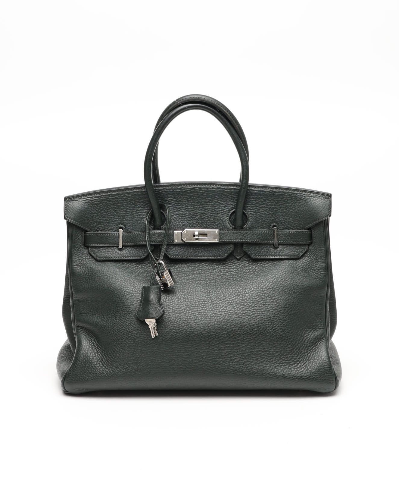 Hermès Birkin 35 Togo Vert Fonce Bag