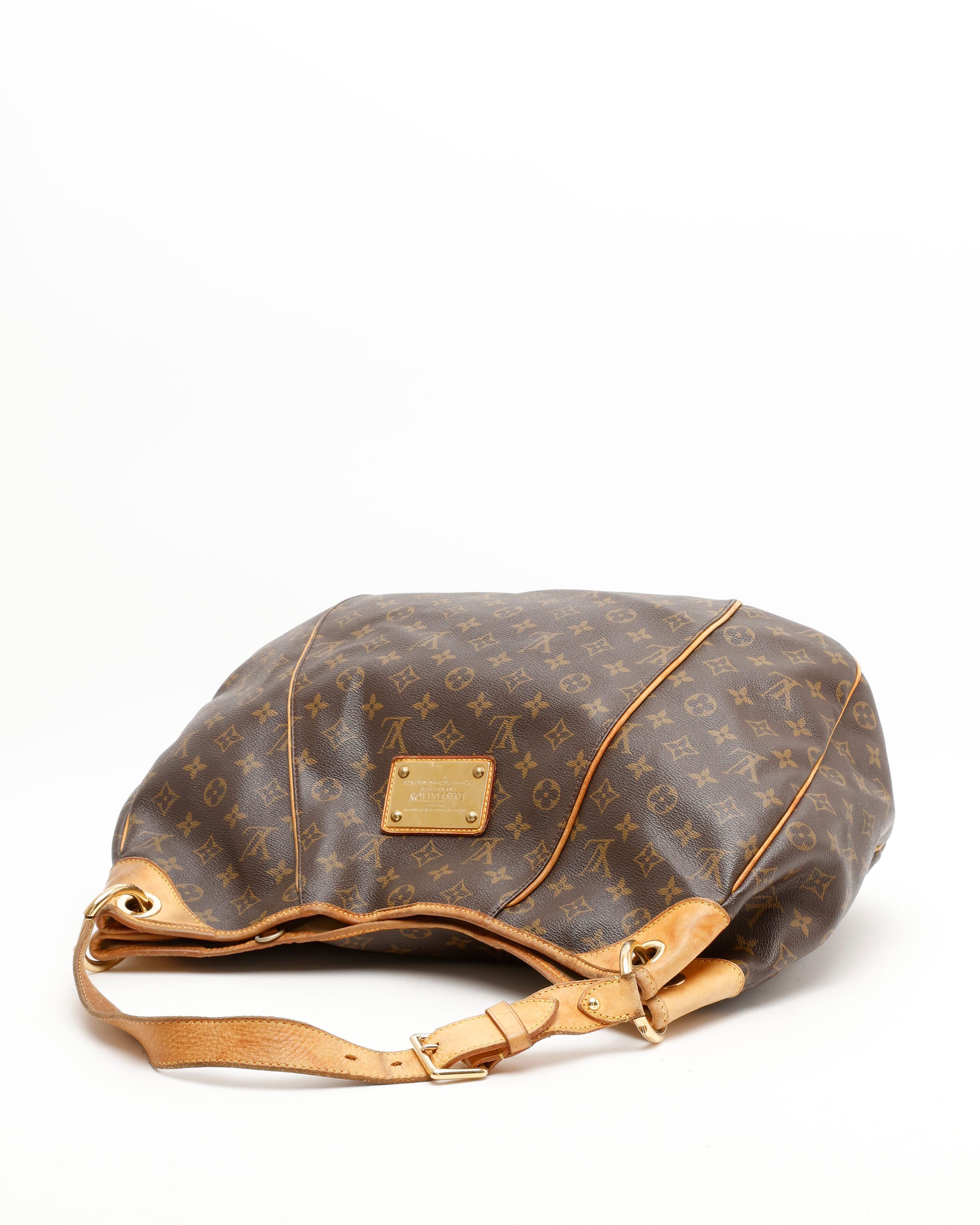 Pre-owned Louis Vuitton Monogram Galliera Gm Bag In Brown