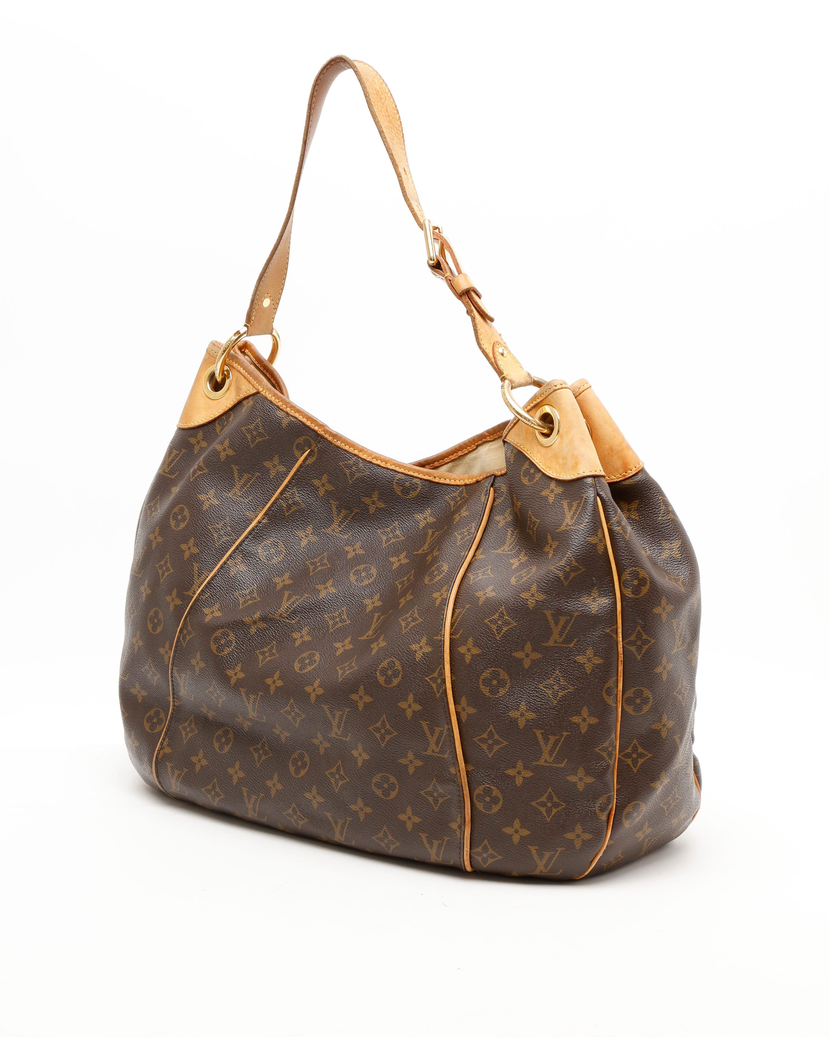 Pre-owned Louis Vuitton Monogram Galliera Gm Bag In Brown