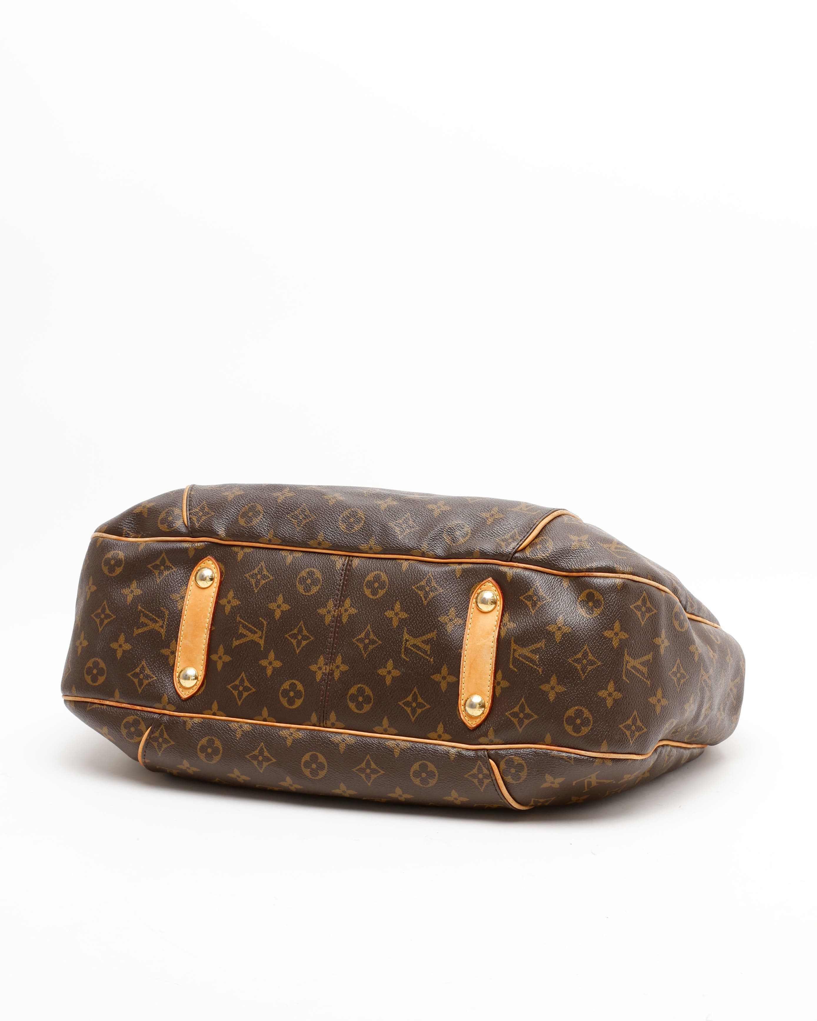 Pre-owned Louis Vuitton Monogram Galliera Gm Bag In Brown
