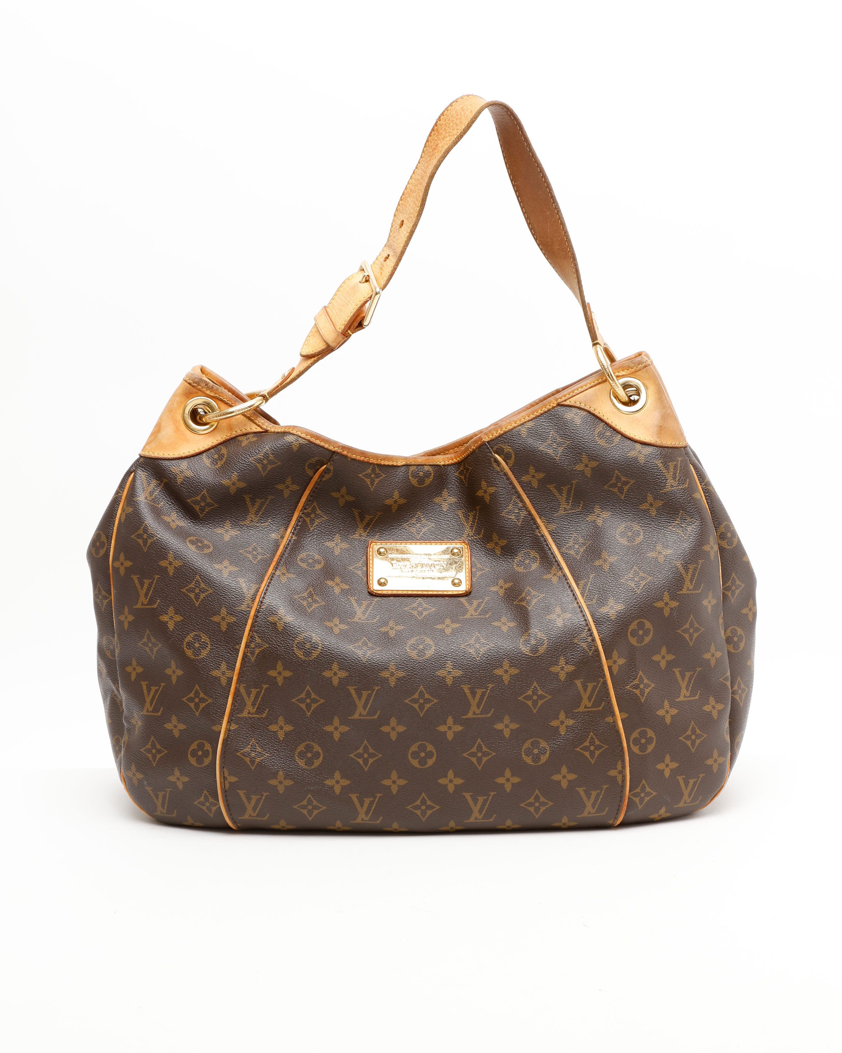 Pre-owned Louis Vuitton Monogram Galliera Gm Bag In Brown