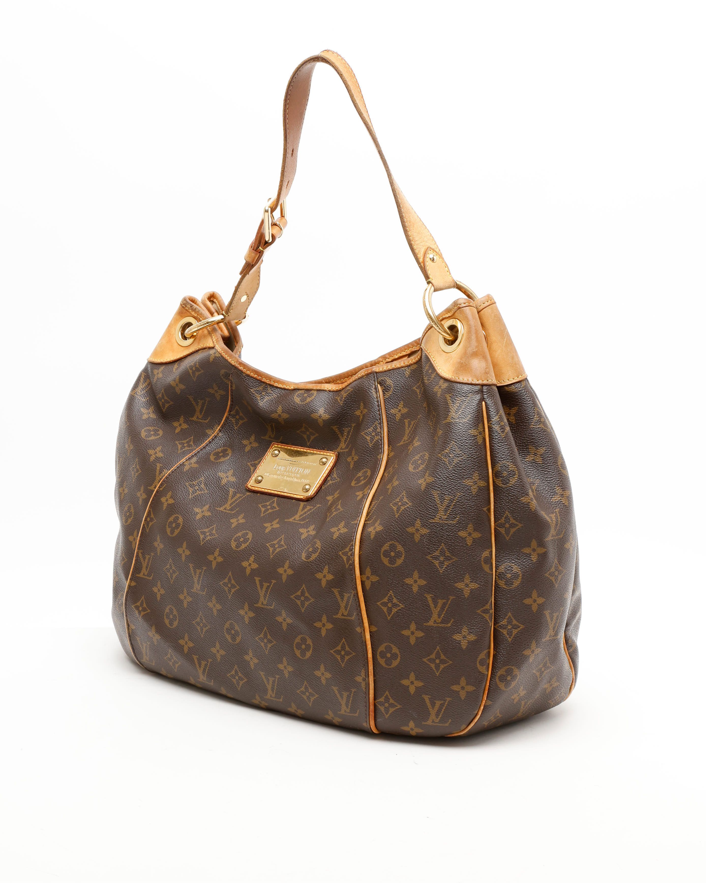 Pre-owned Louis Vuitton Monogram Galliera Gm Bag In Brown