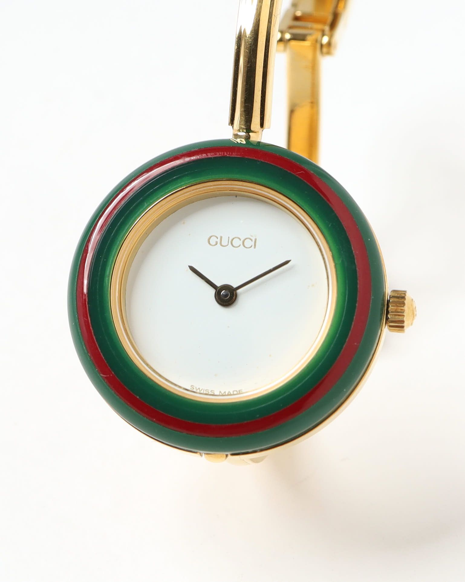 Gucci Change Bezel 26mm Ref 11/12.2 Watch In White