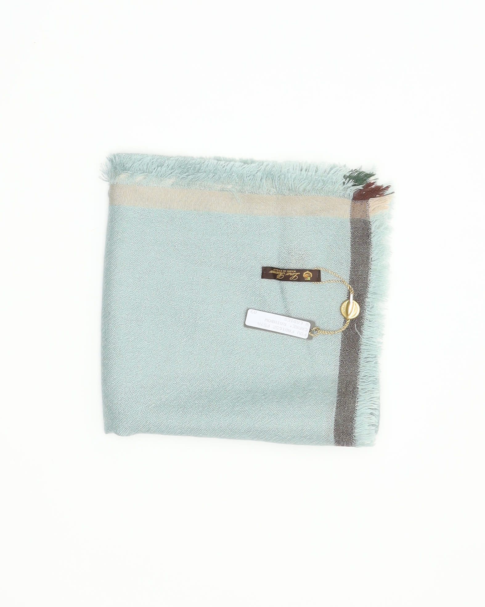 Loro Piana 90 Cashmere Silk Scarf In Blue