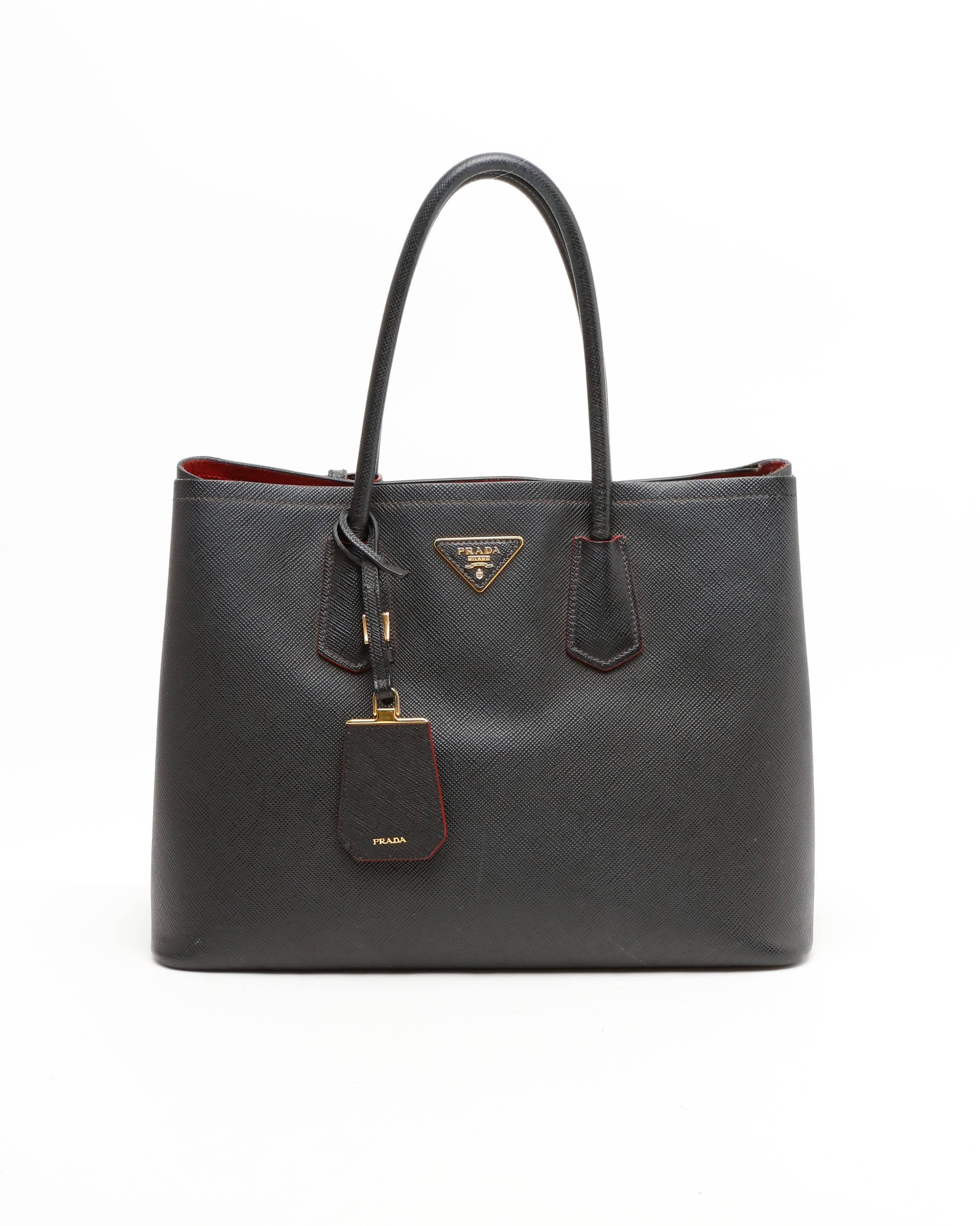 Prada Large Saffiano Double Bag