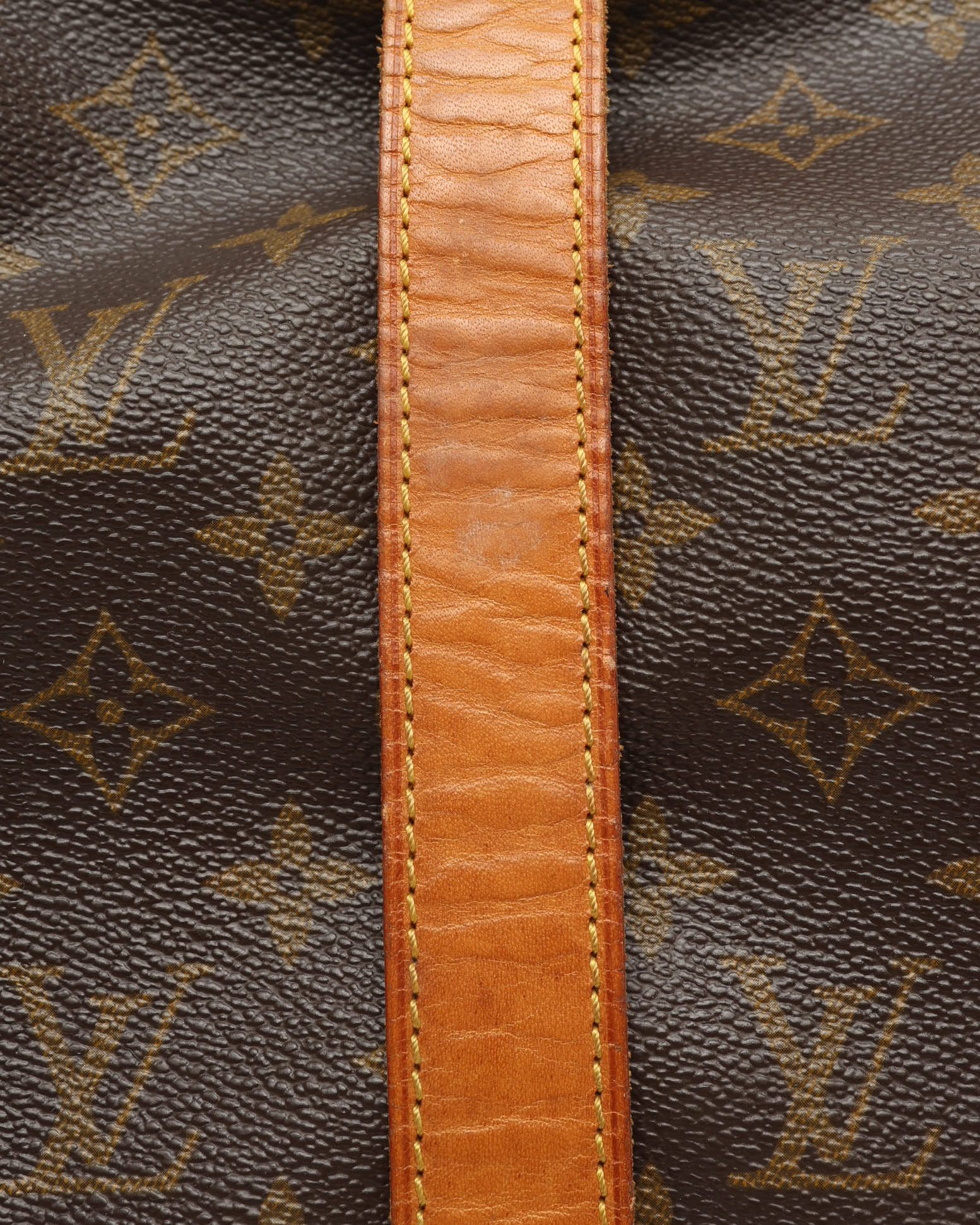 Pre-owned Louis Vuitton Monogram Saumur 35 Bag In Brown