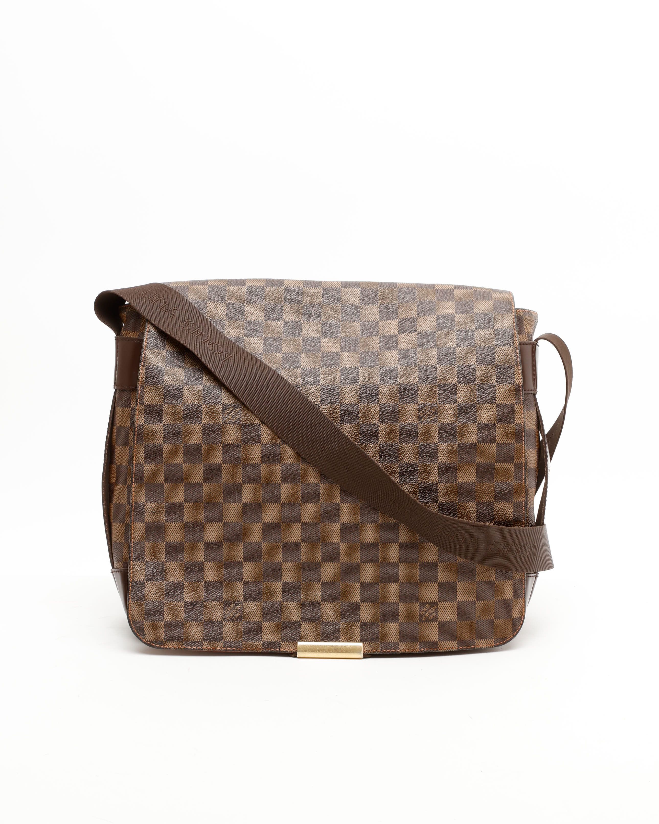 Pre-owned Louis Vuitton Damier Abbesses Messenger Bag In Brown
