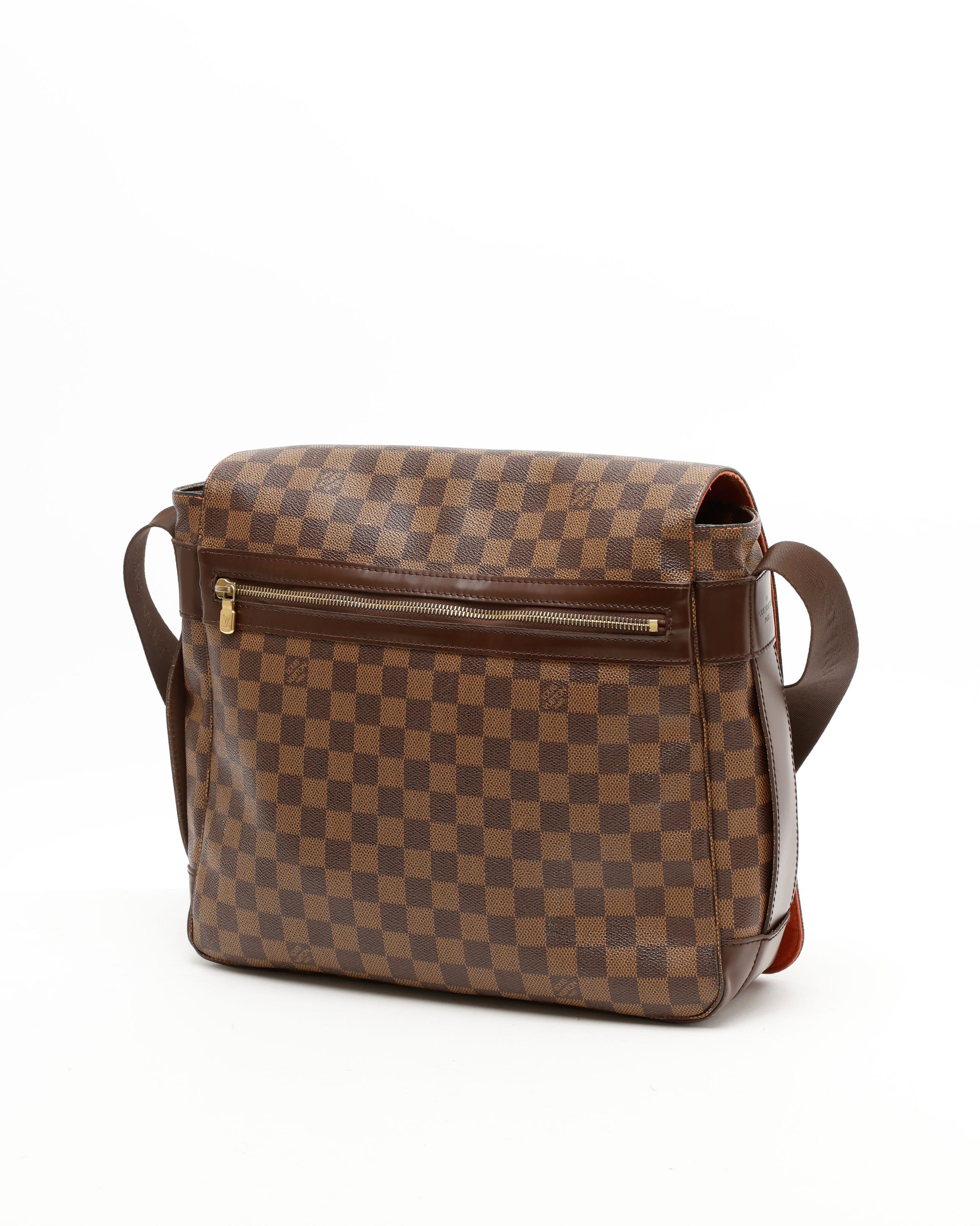 Pre-owned Louis Vuitton Damier Abbesses Messenger Bag In Brown