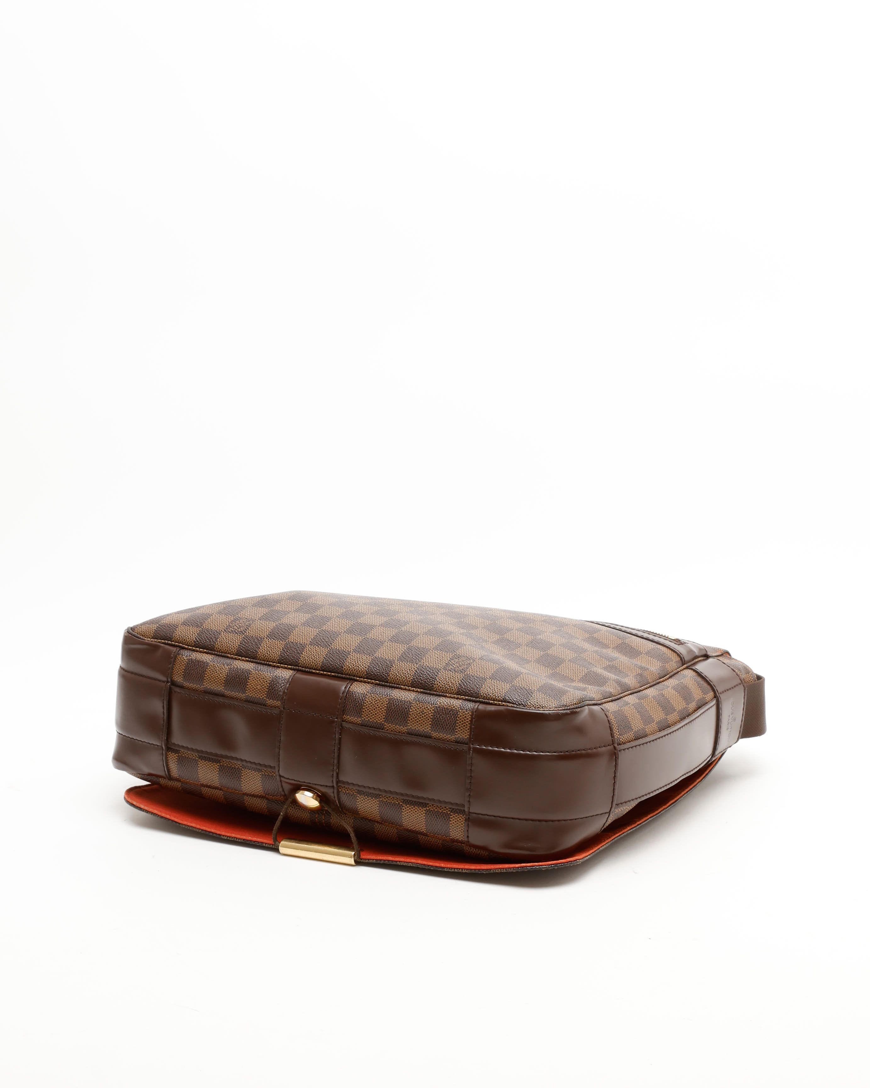 Pre-owned Louis Vuitton Damier Abbesses Messenger Bag In Brown