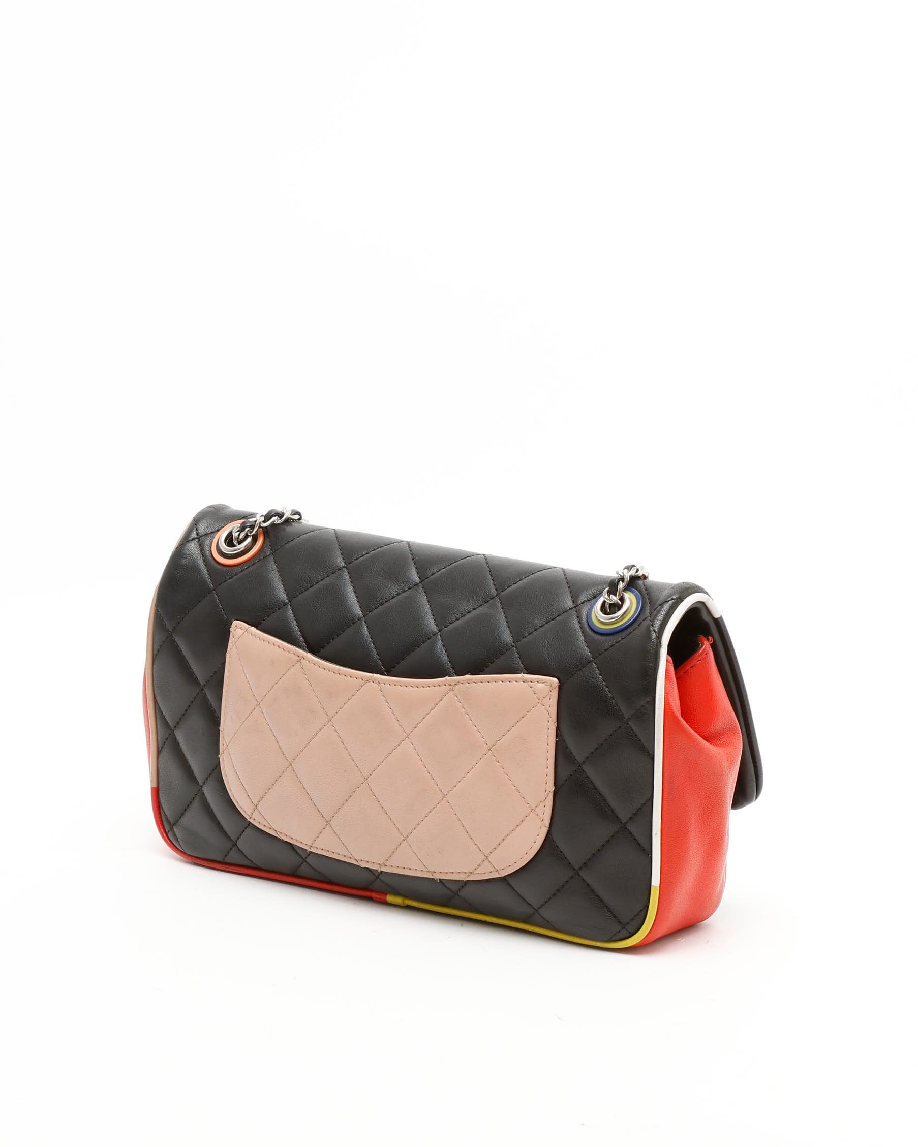 Pre-owned Chanel Cuba Medium Single Flap Bag In Multi