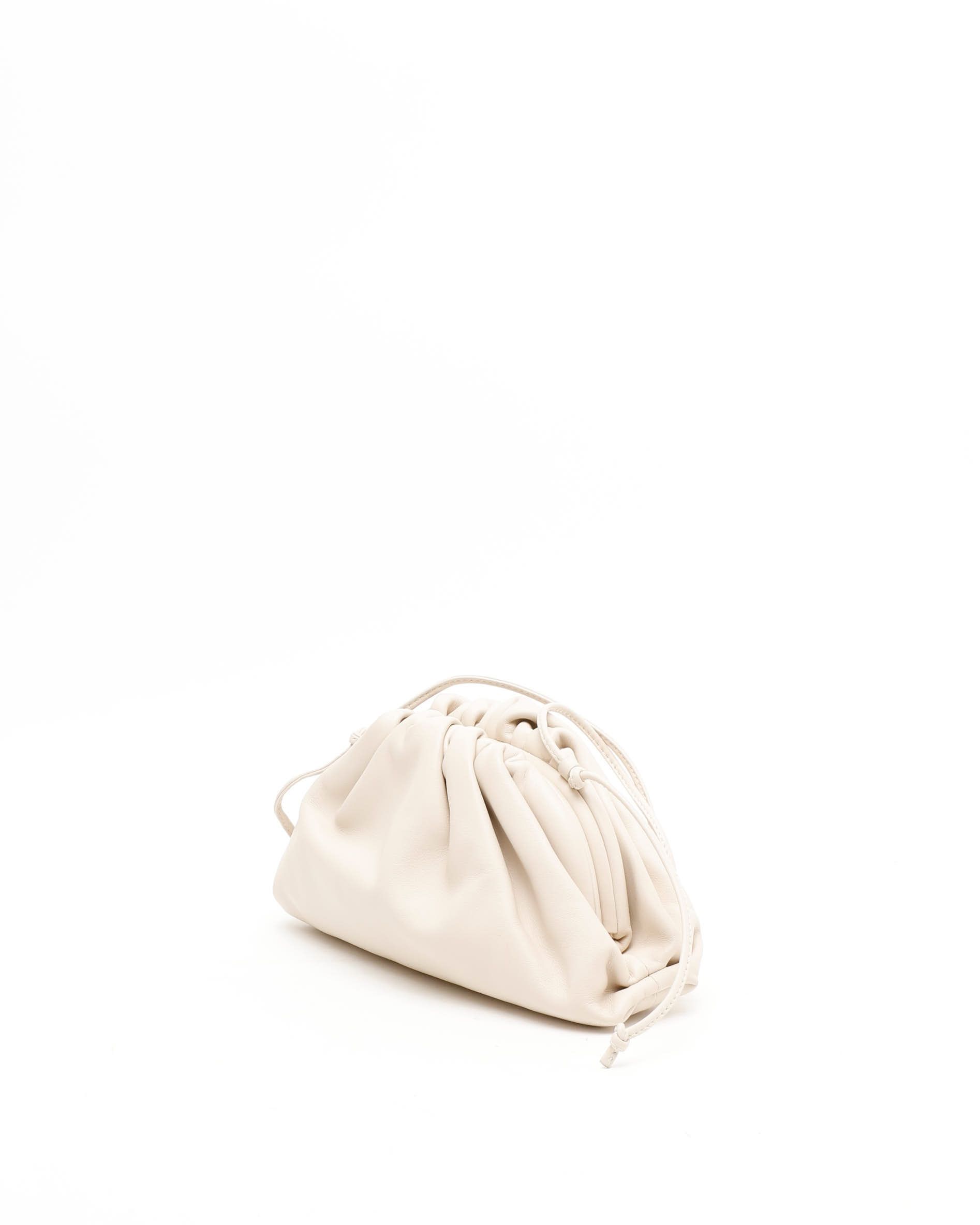 Bottega Veneta Mini The Pouch Bag In White