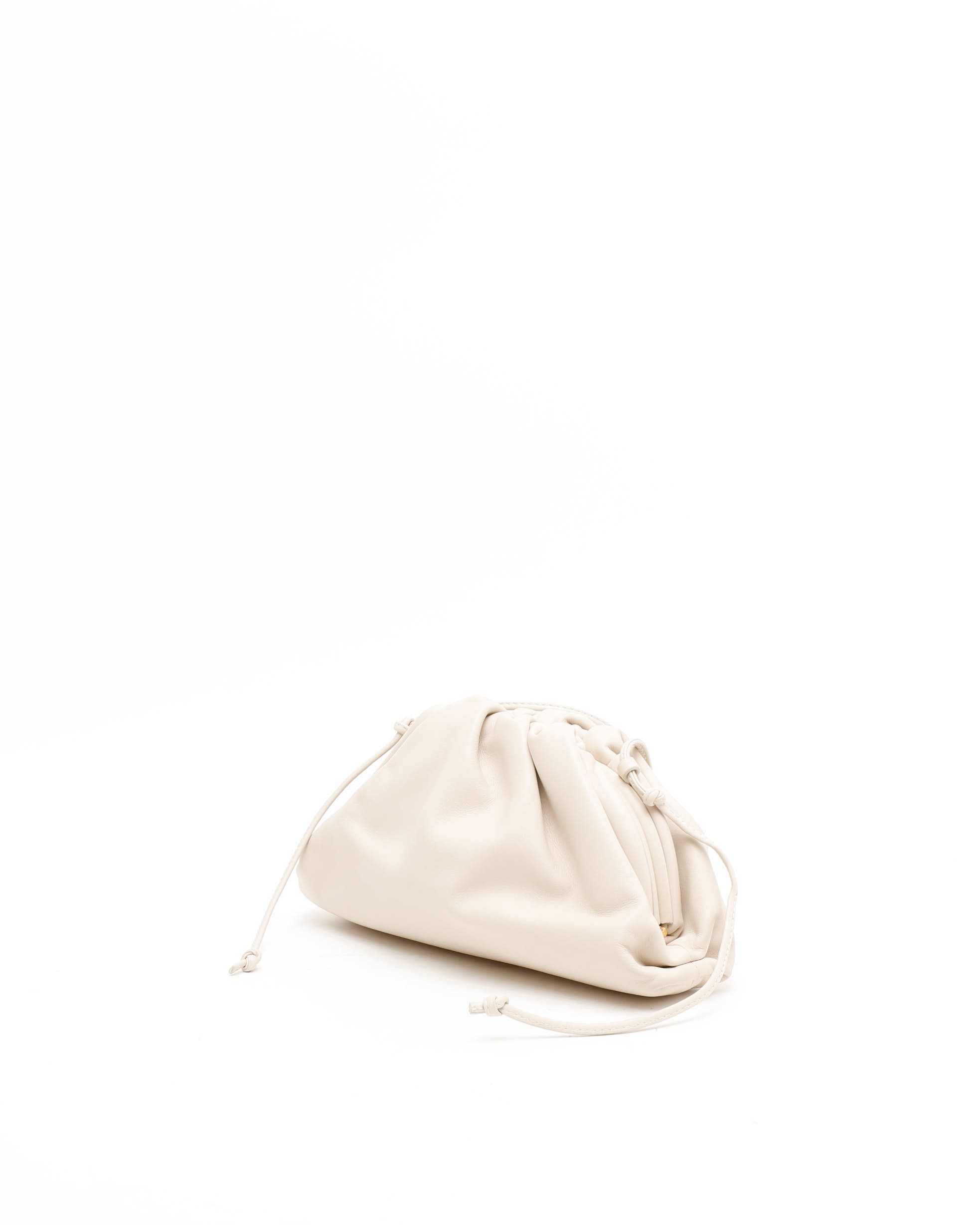 Bottega Veneta Mini The Pouch Bag In White