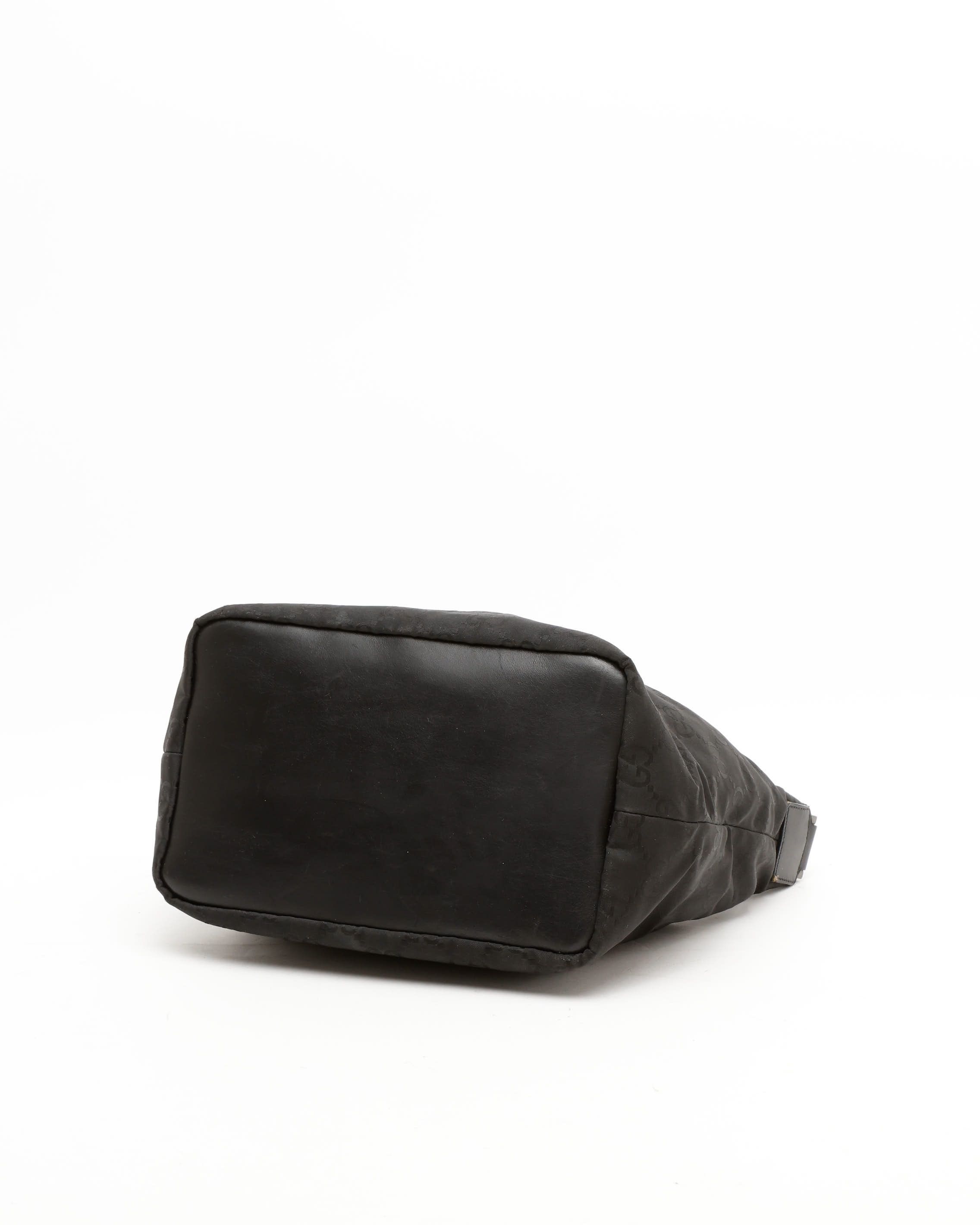 Gucci Gg Bamboo Bag In Black