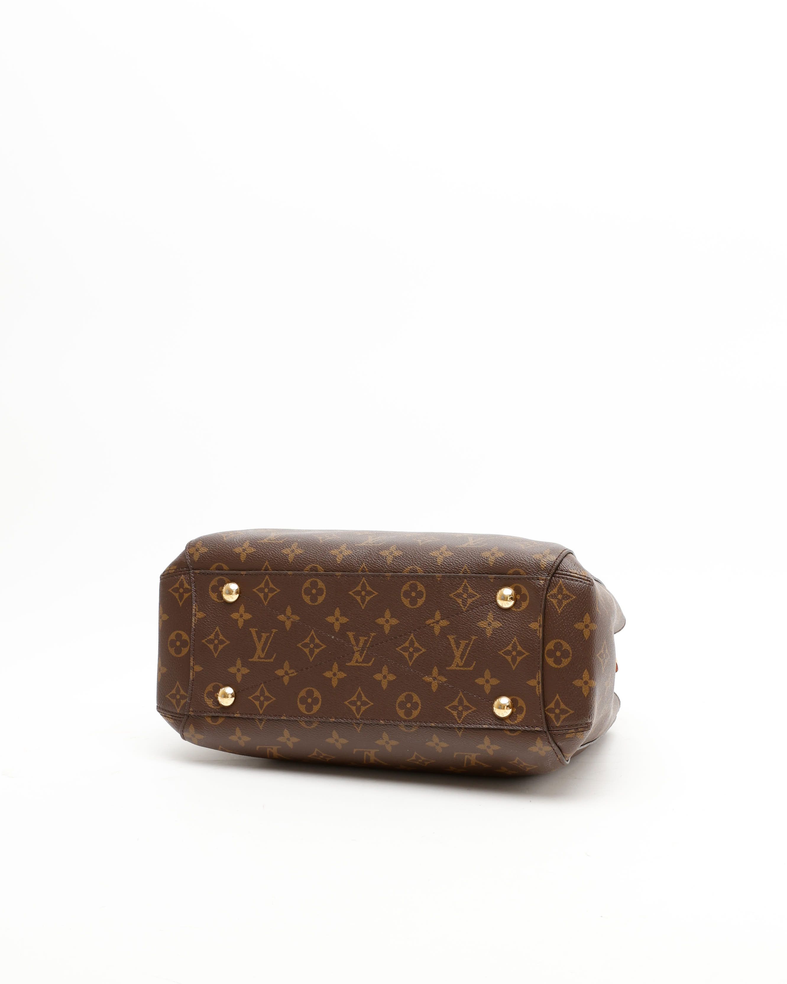 Pre-owned Louis Vuitton Monogram Montaigne Mm Bag In Brown
