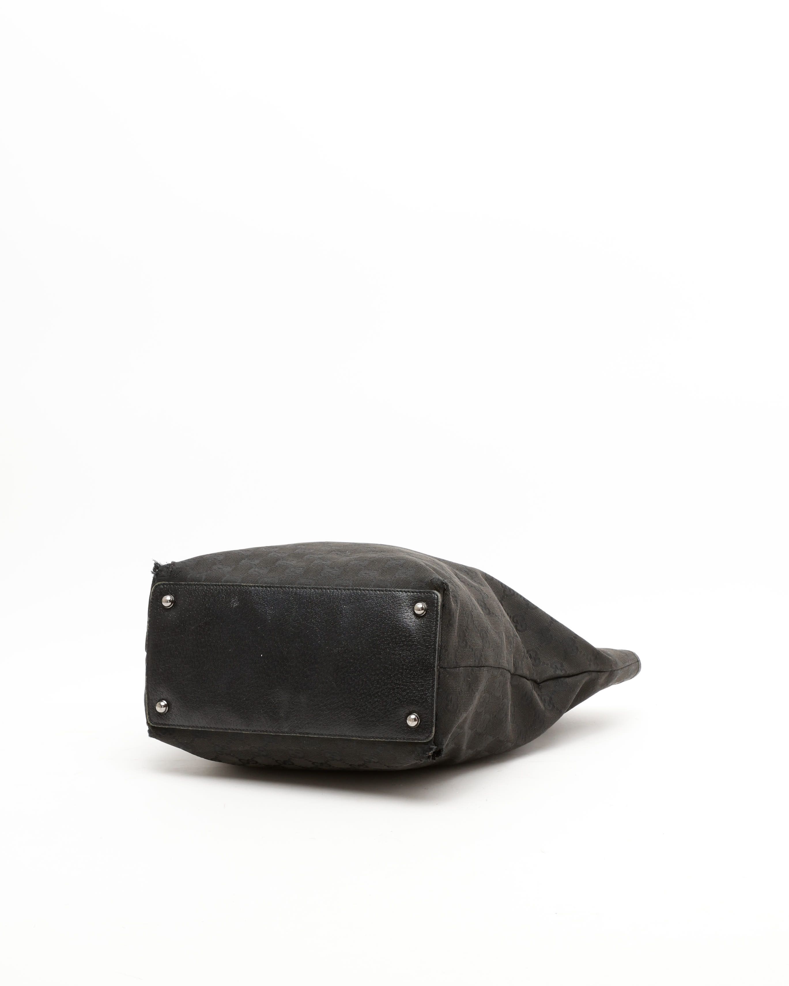 Gucci Gg Tote Bag In Black