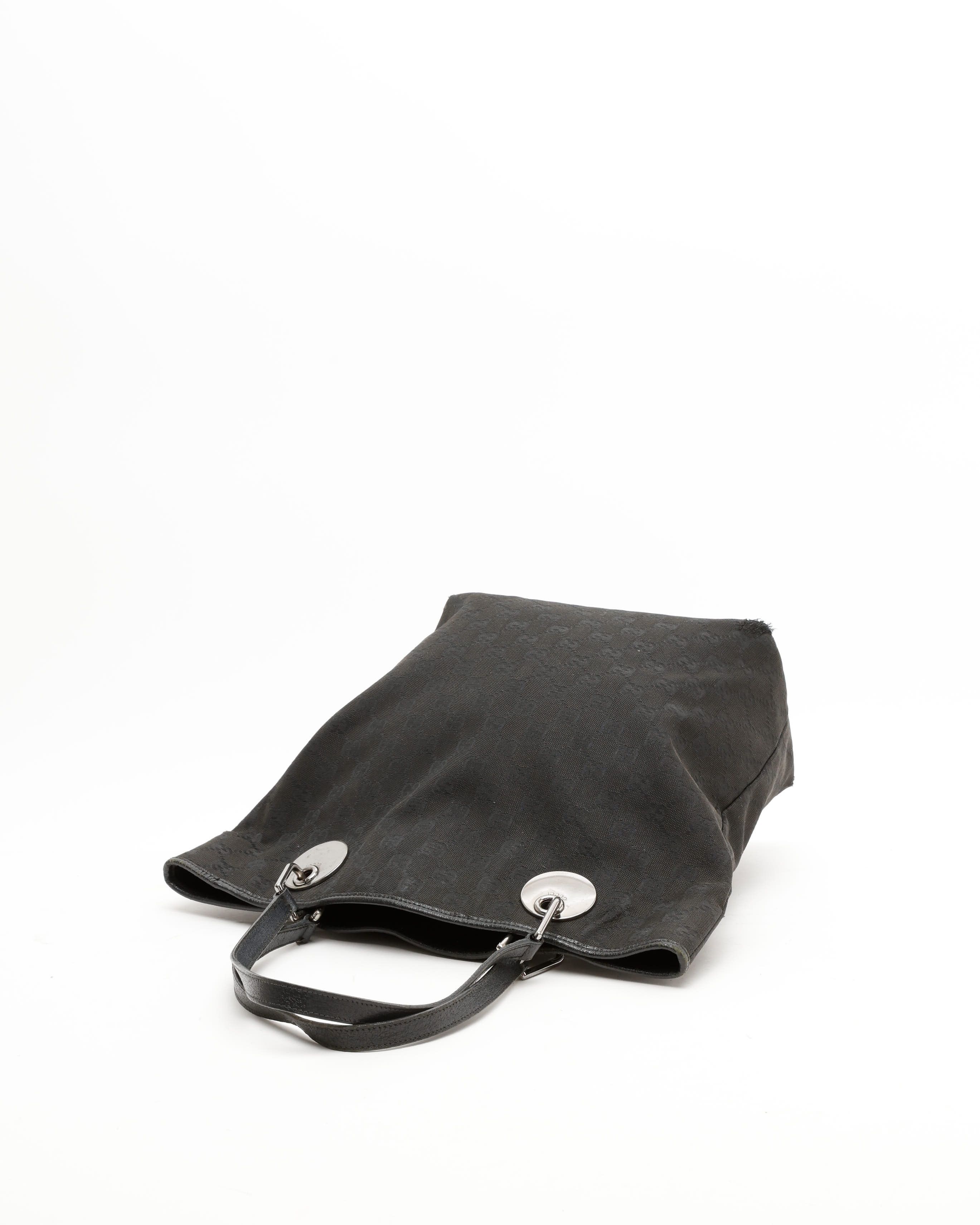 Gucci Gg Tote Bag In Black