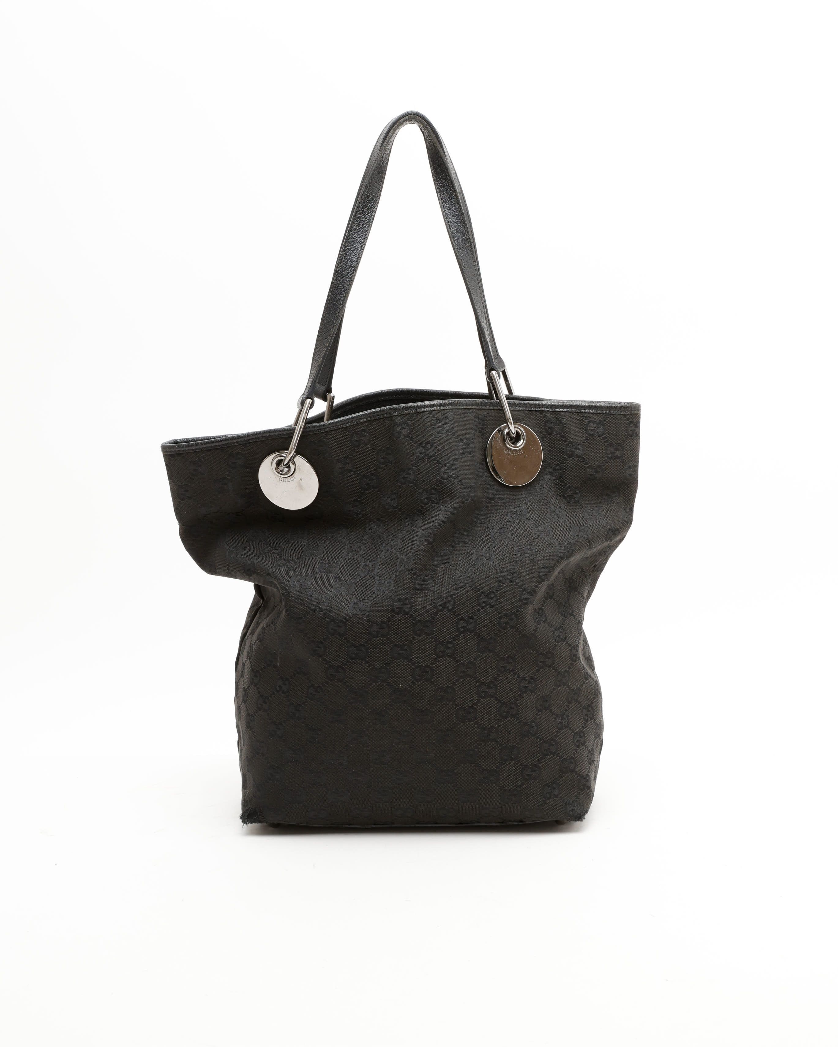 Gucci Gg Tote Bag In Black