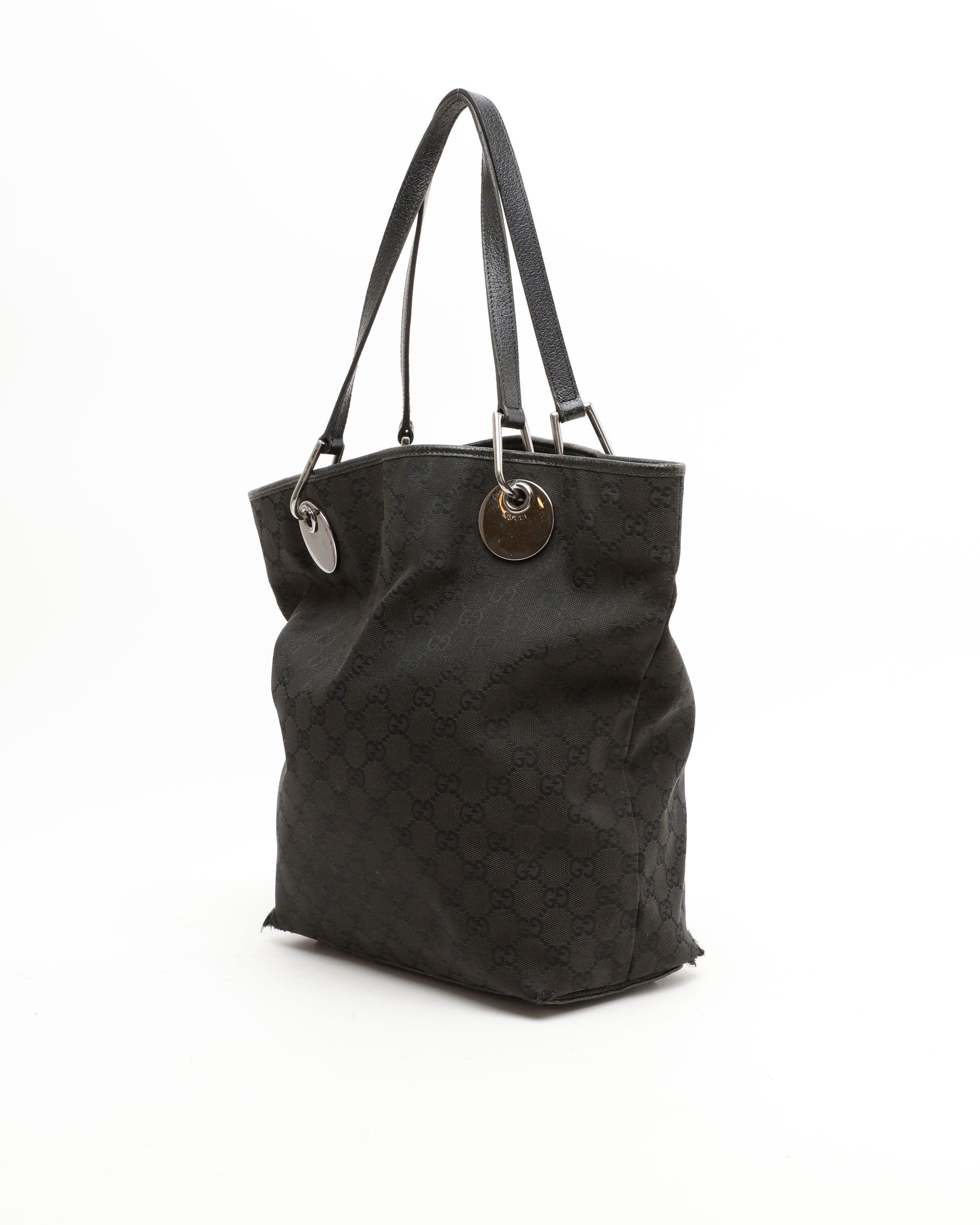 Gucci Gg Tote Bag In Black