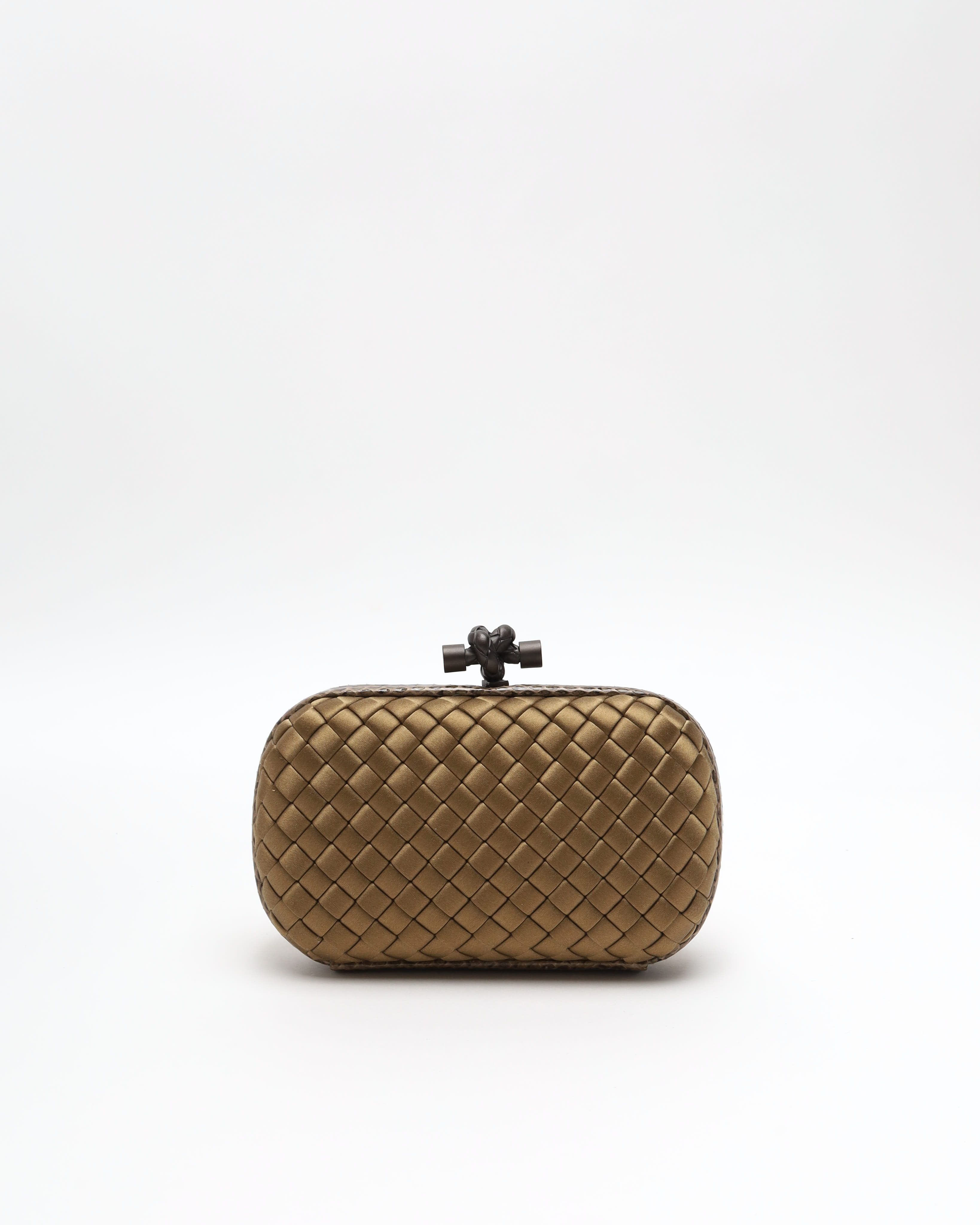 Bottega Veneta Knot Snake Clutch