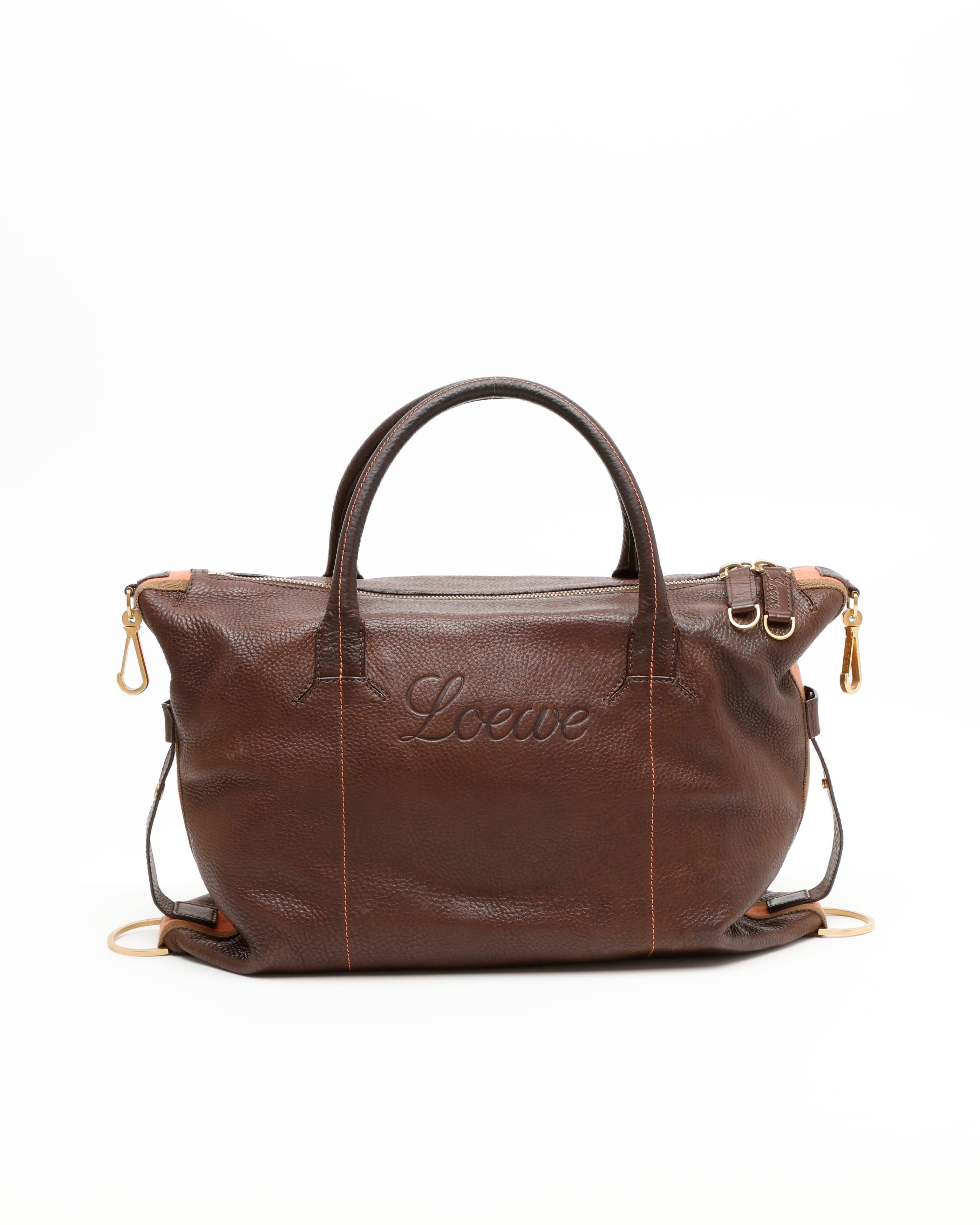 Loewe Logo Boston Bag