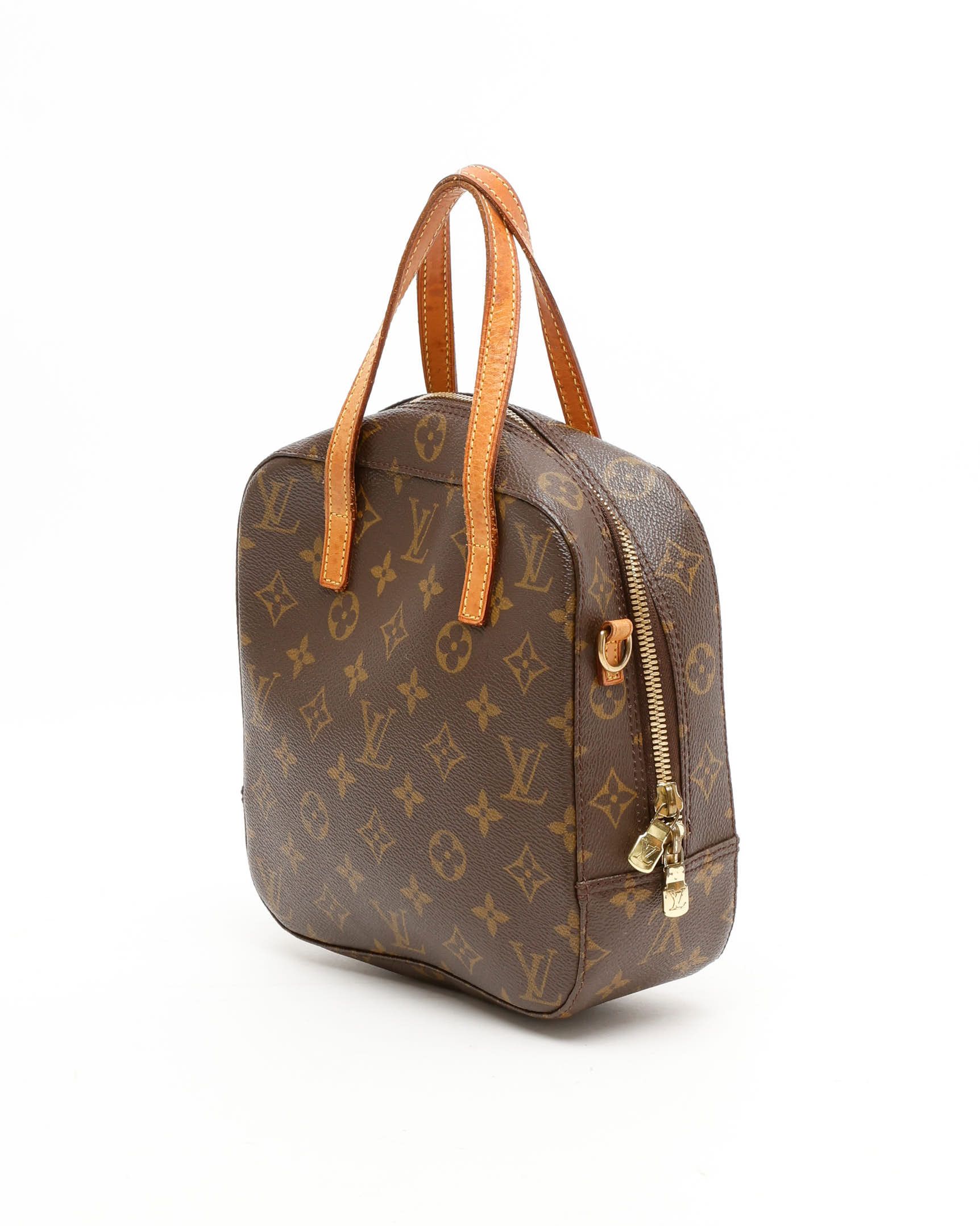 Pre-owned Louis Vuitton Monogram Spontini Crossbody Bag In Brown