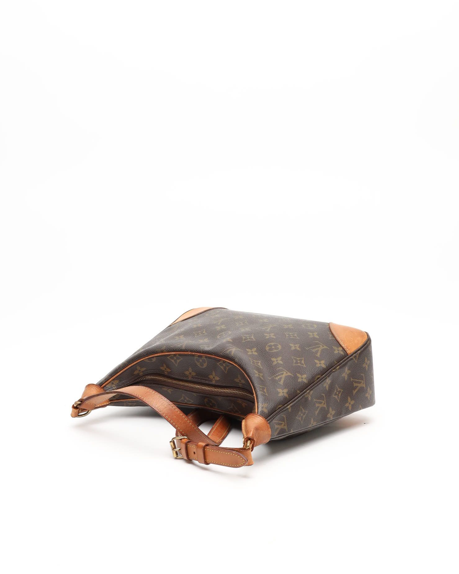 Pre-owned Louis Vuitton Monogram Boulogne 30 Bag In Brown