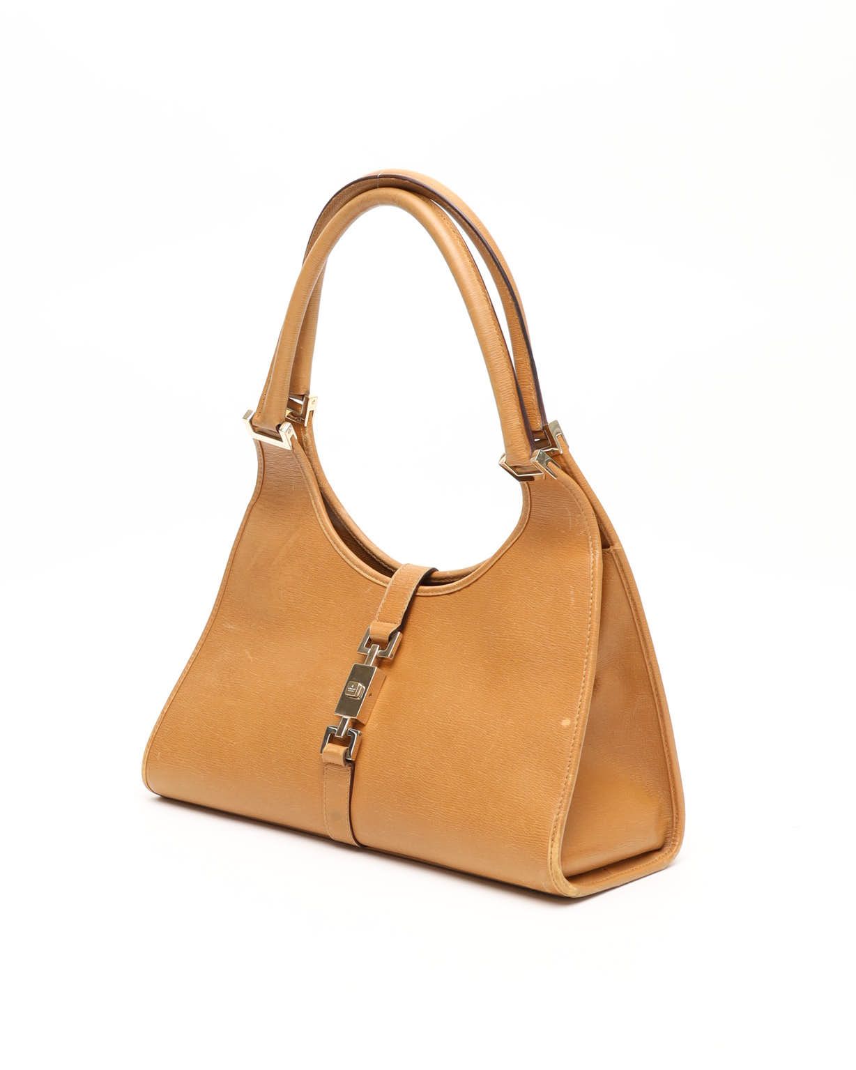Gucci Jackie Bardot Bag In Brown