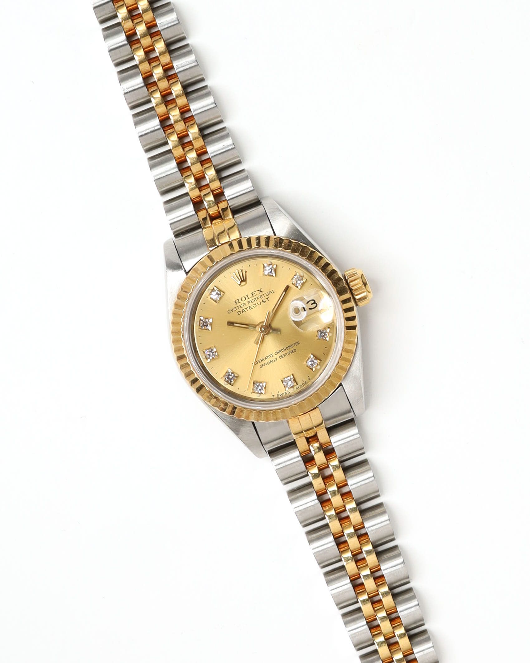 Rolex Lady-datejust 26mm Ref 69173 1991 Watch In Gold