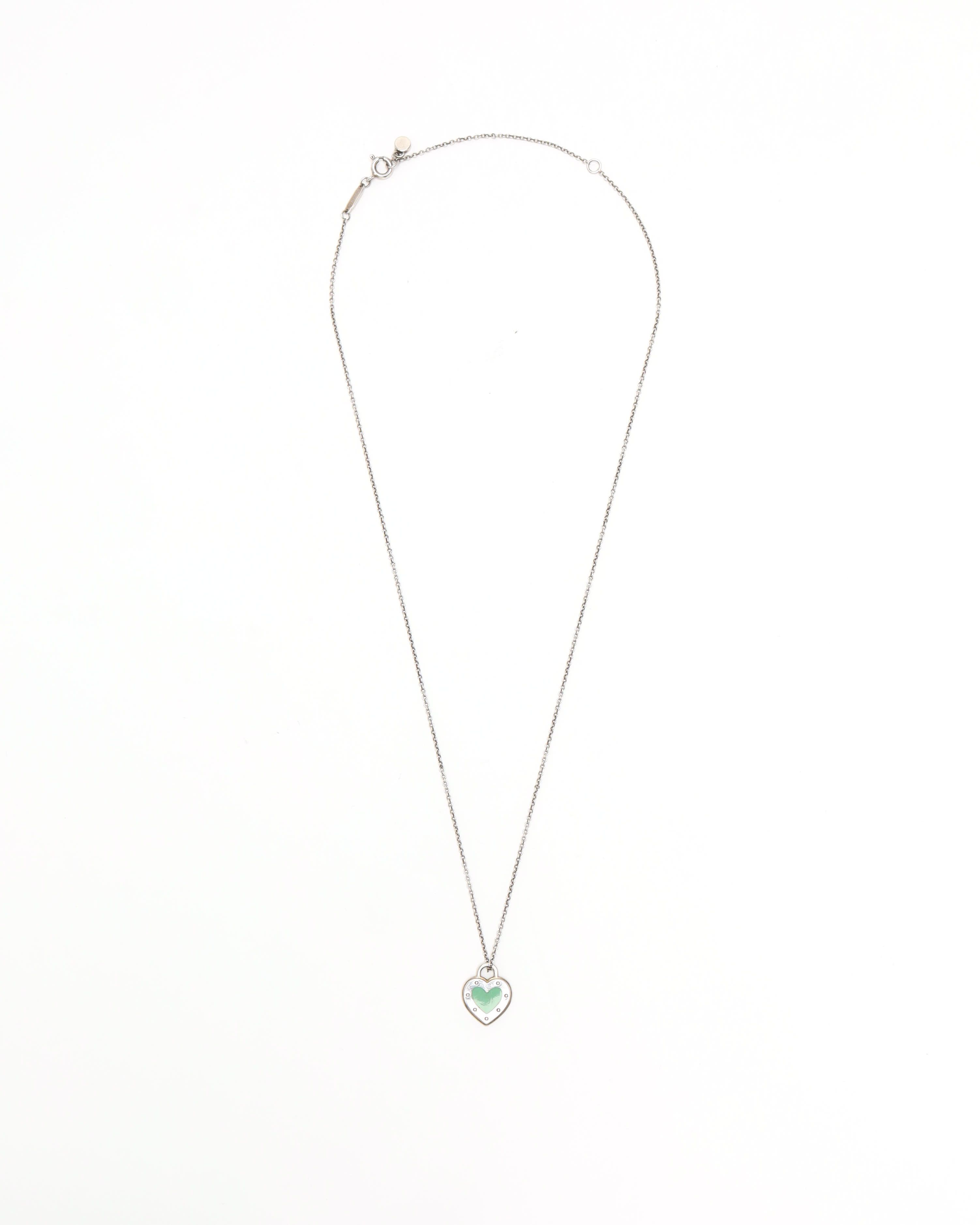 Tiffany & Co Return To Heart Pendant Necklace In Silver