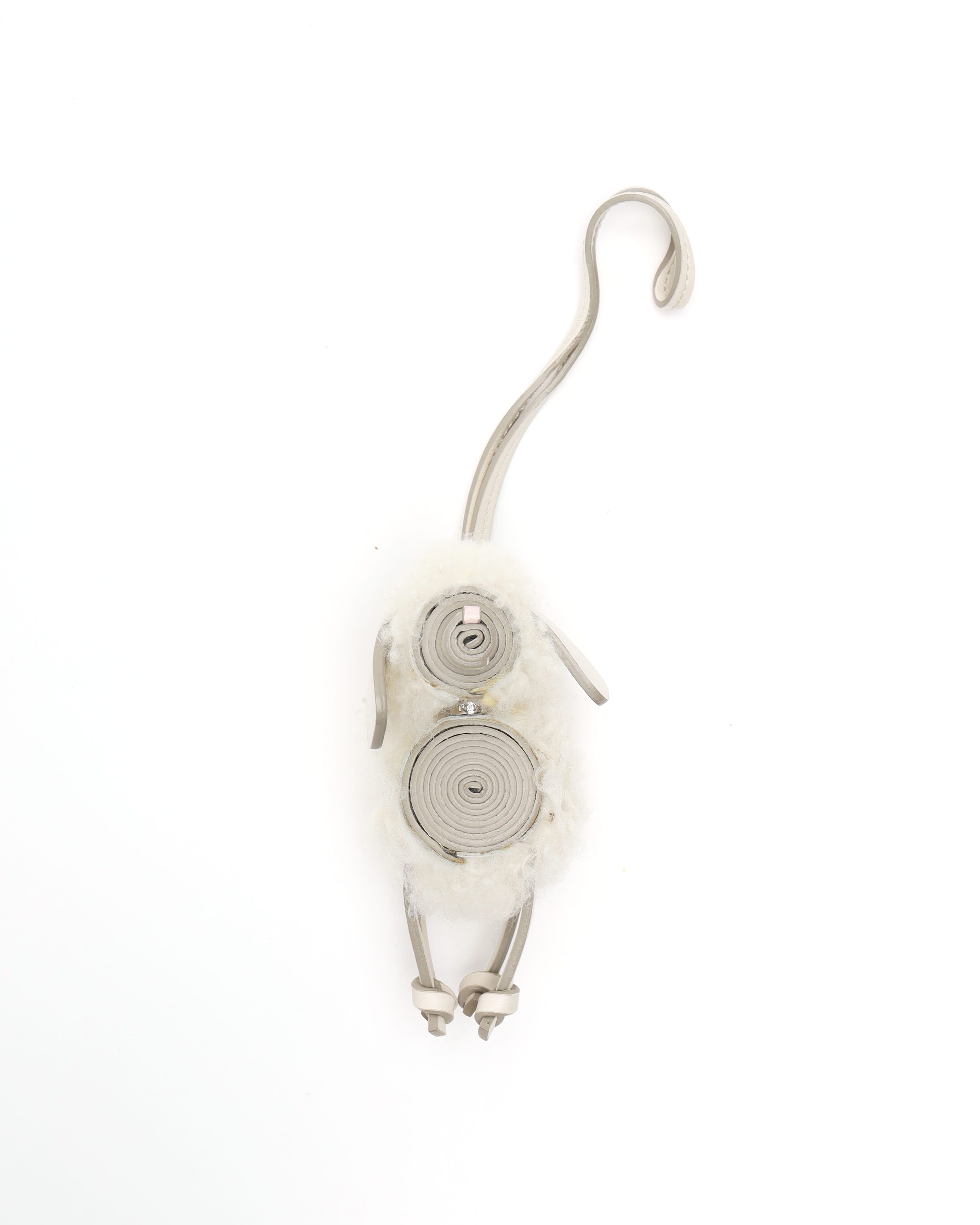Tod's Sheep Charm In Silver