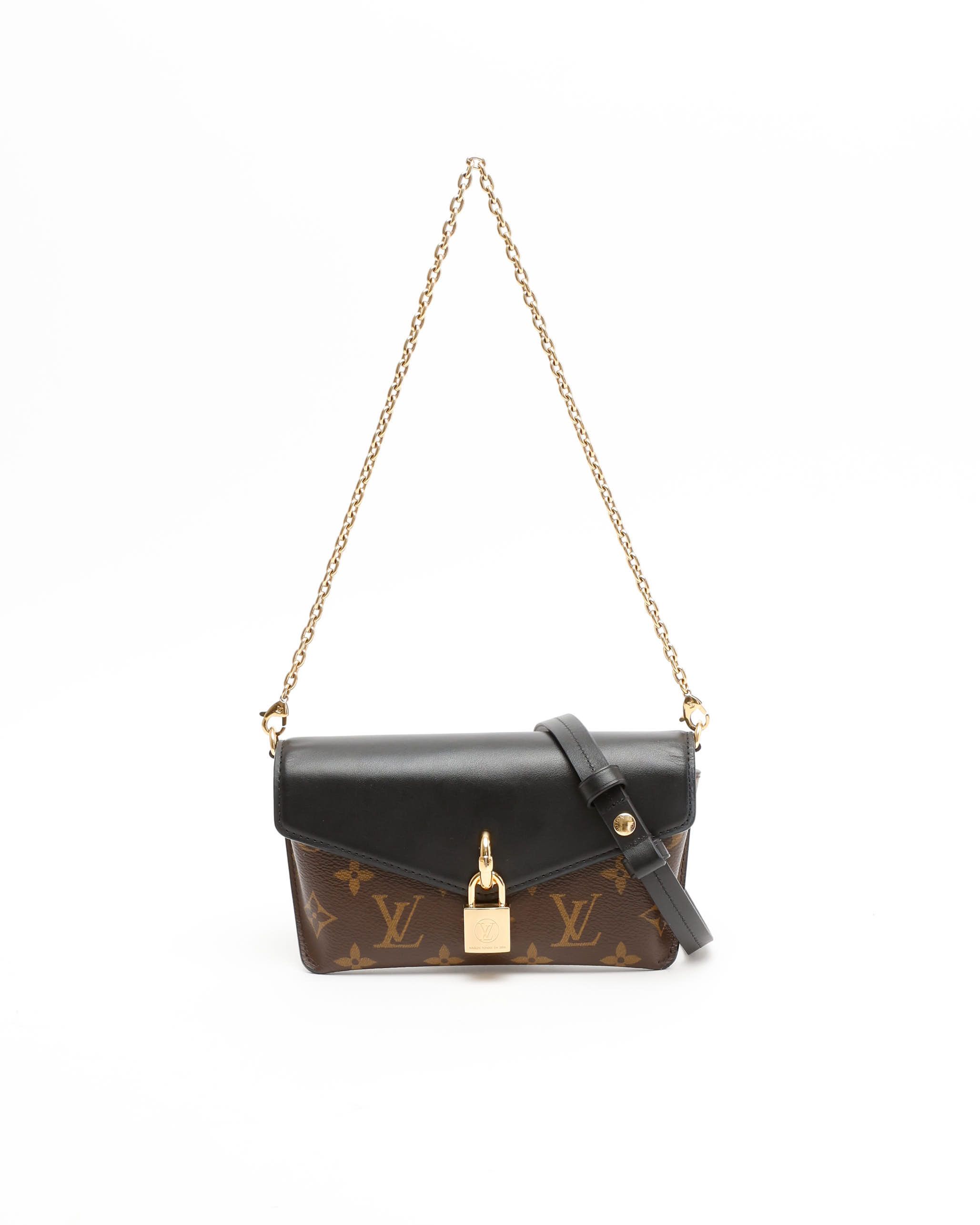 Pre-owned Louis Vuitton Monogram Padlock On Strap Bag In Multi