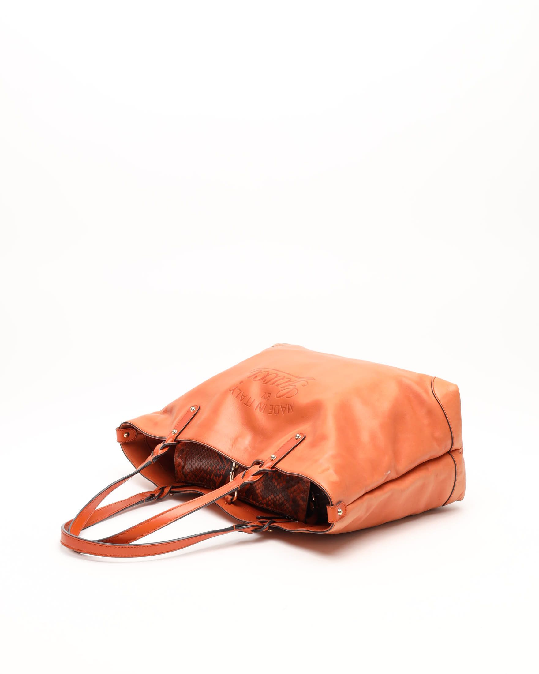 Gucci Tote Bag In Orange
