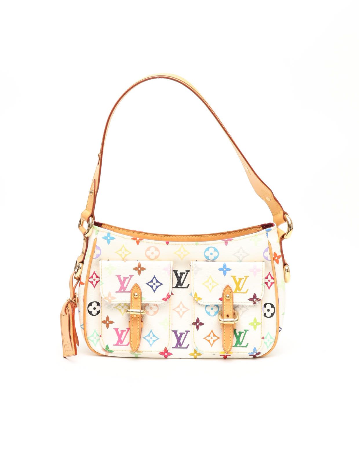 Pre-owned Louis Vuitton Murakami Lodge Pm Shoulder Bag In Multi