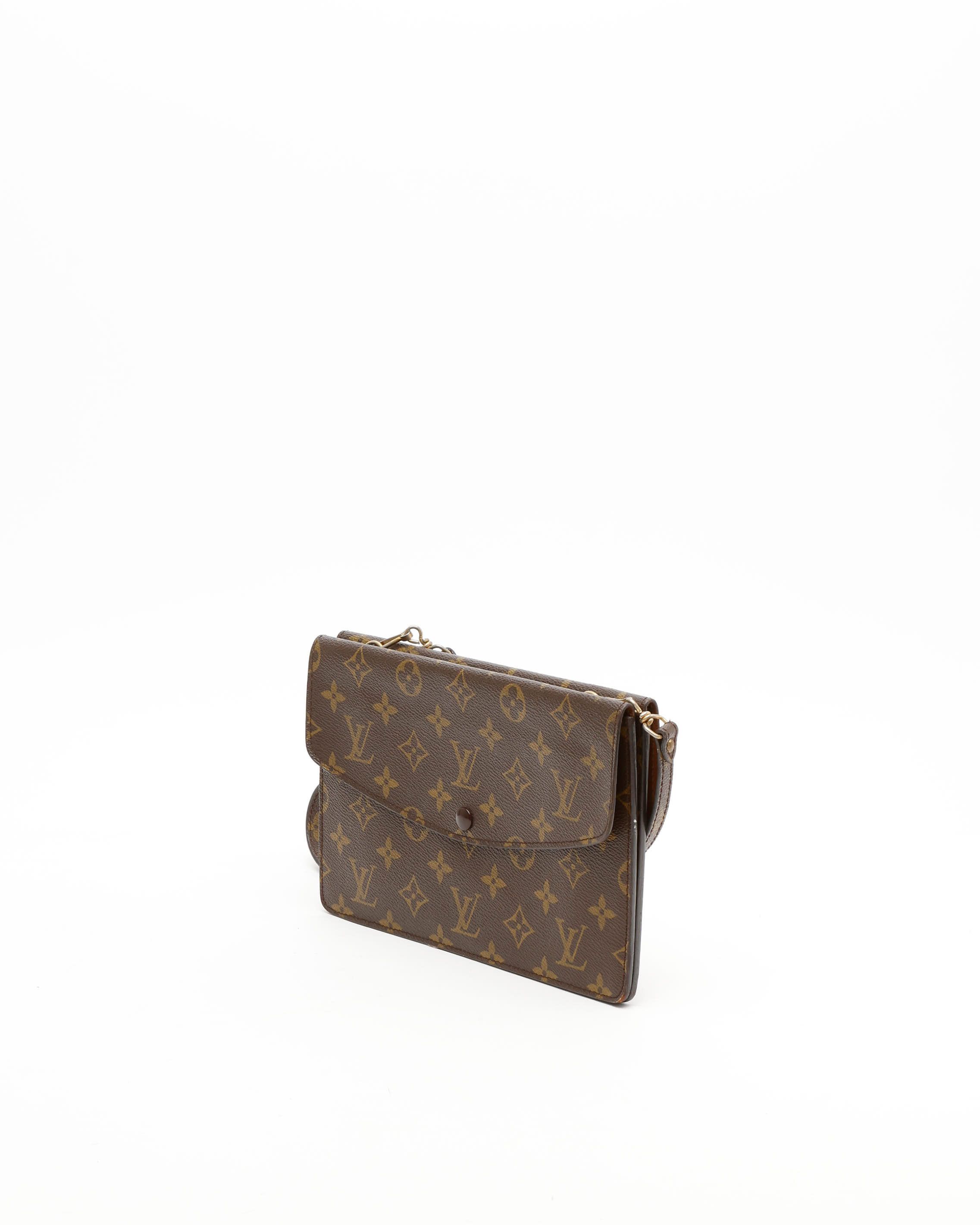 Pre-owned Louis Vuitton Monogram Double Rabat Bag