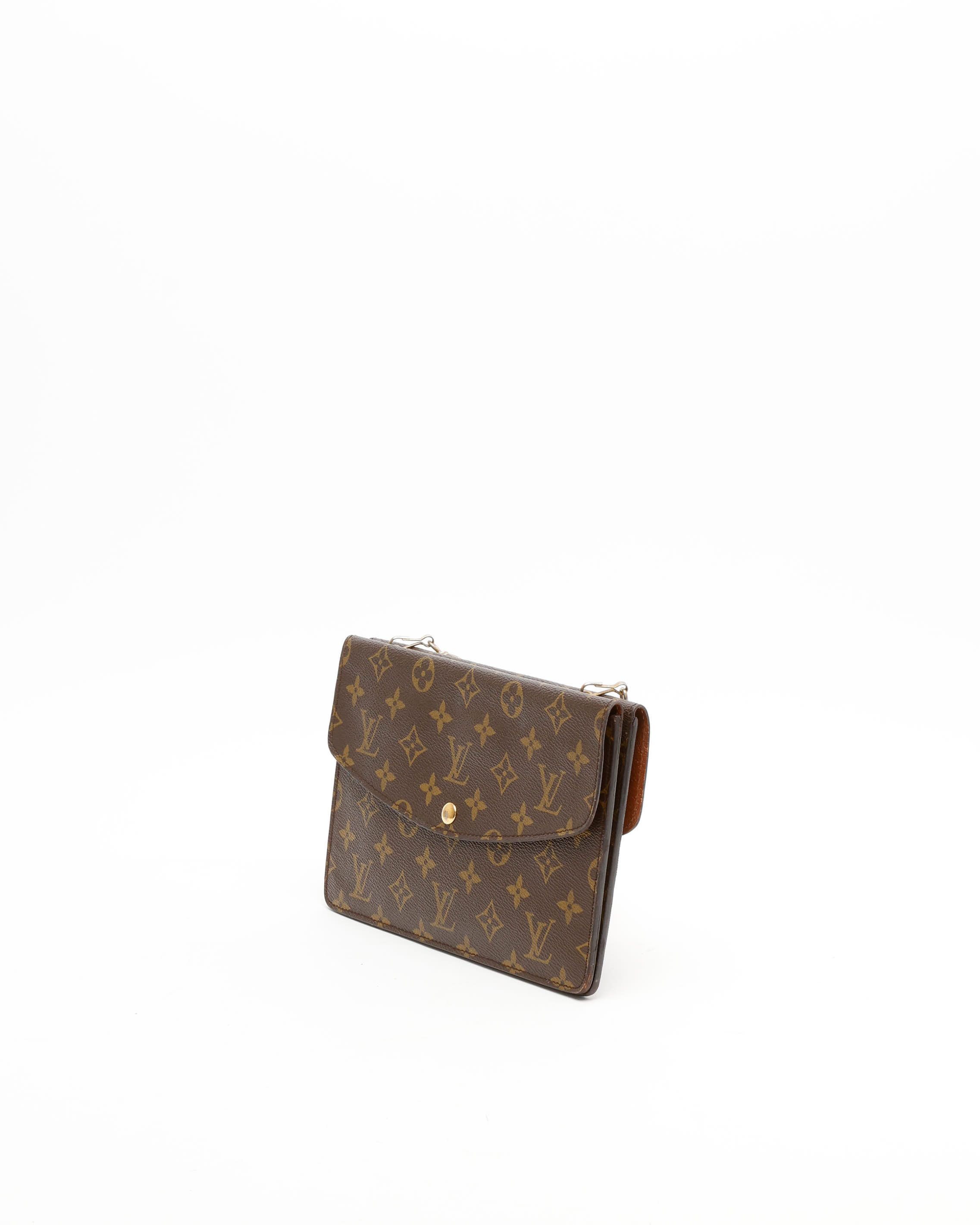 Pre-owned Louis Vuitton Monogram Double Rabat Bag
