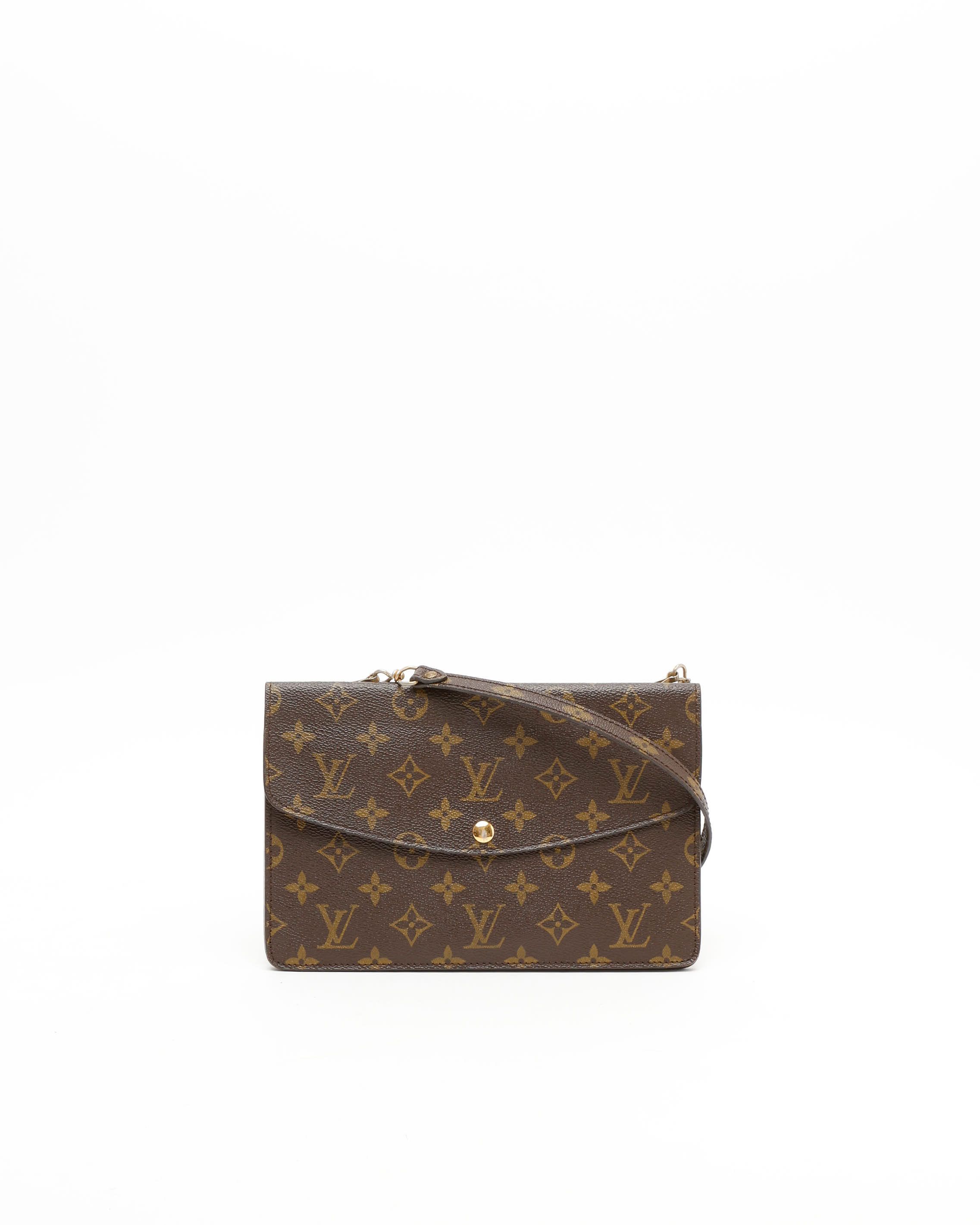 Pre-owned Louis Vuitton Monogram Double Rabat Bag