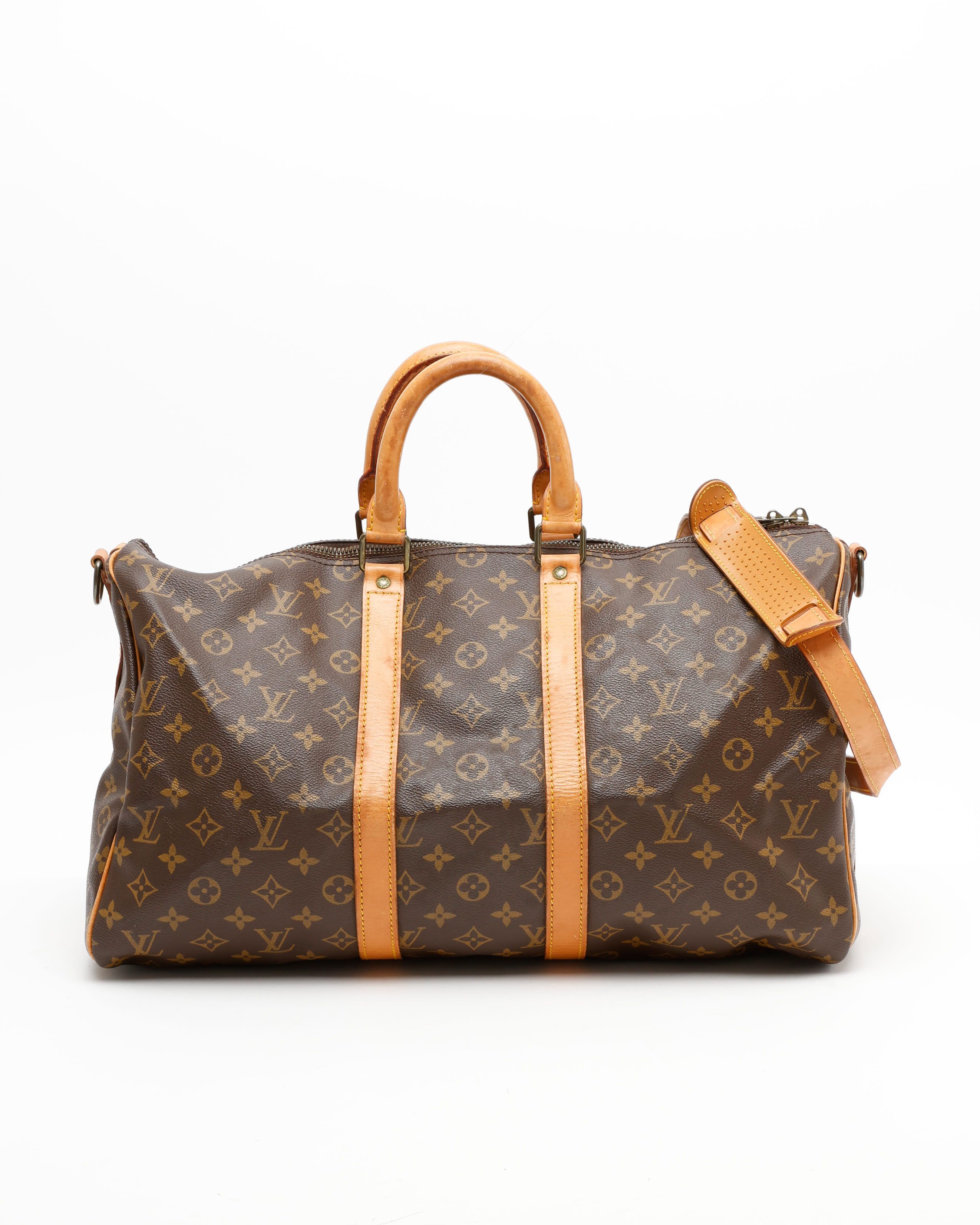 Louis Vuitton Monogram Keepall Bandoulière 45 Weekend Bag