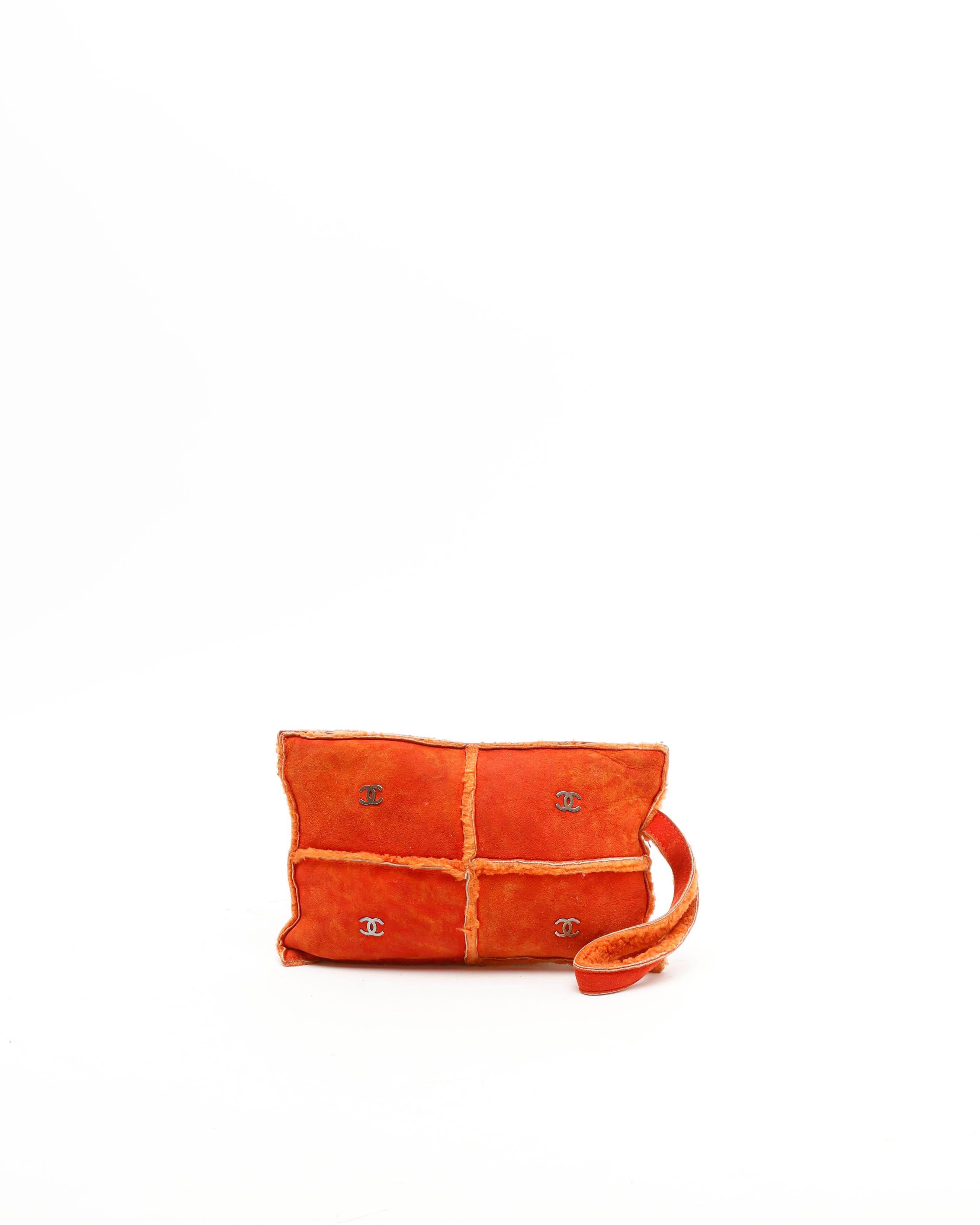 Chanel CC Mouton Pouch Bag