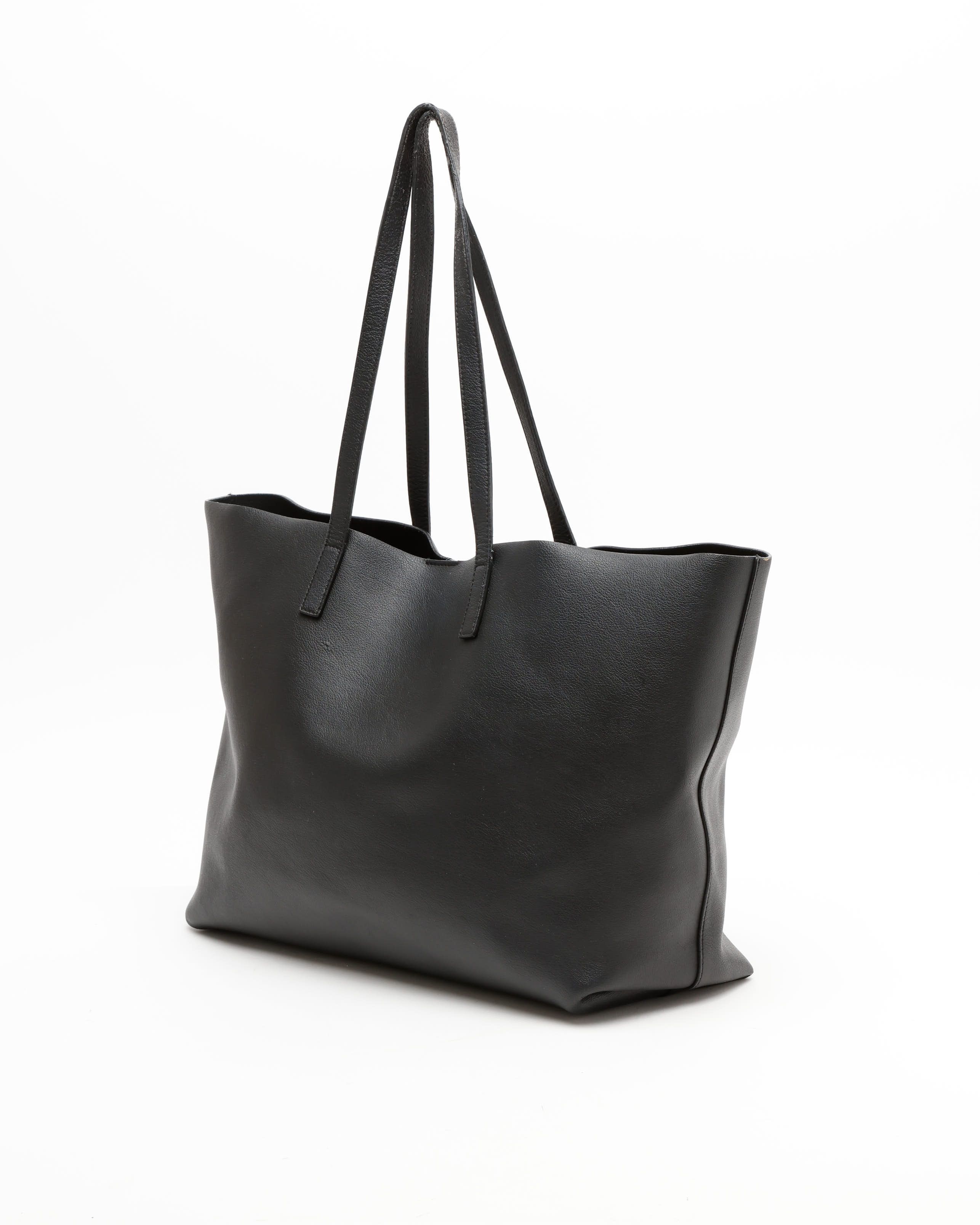 Saint Laurent Shopping Tote Bag In Black