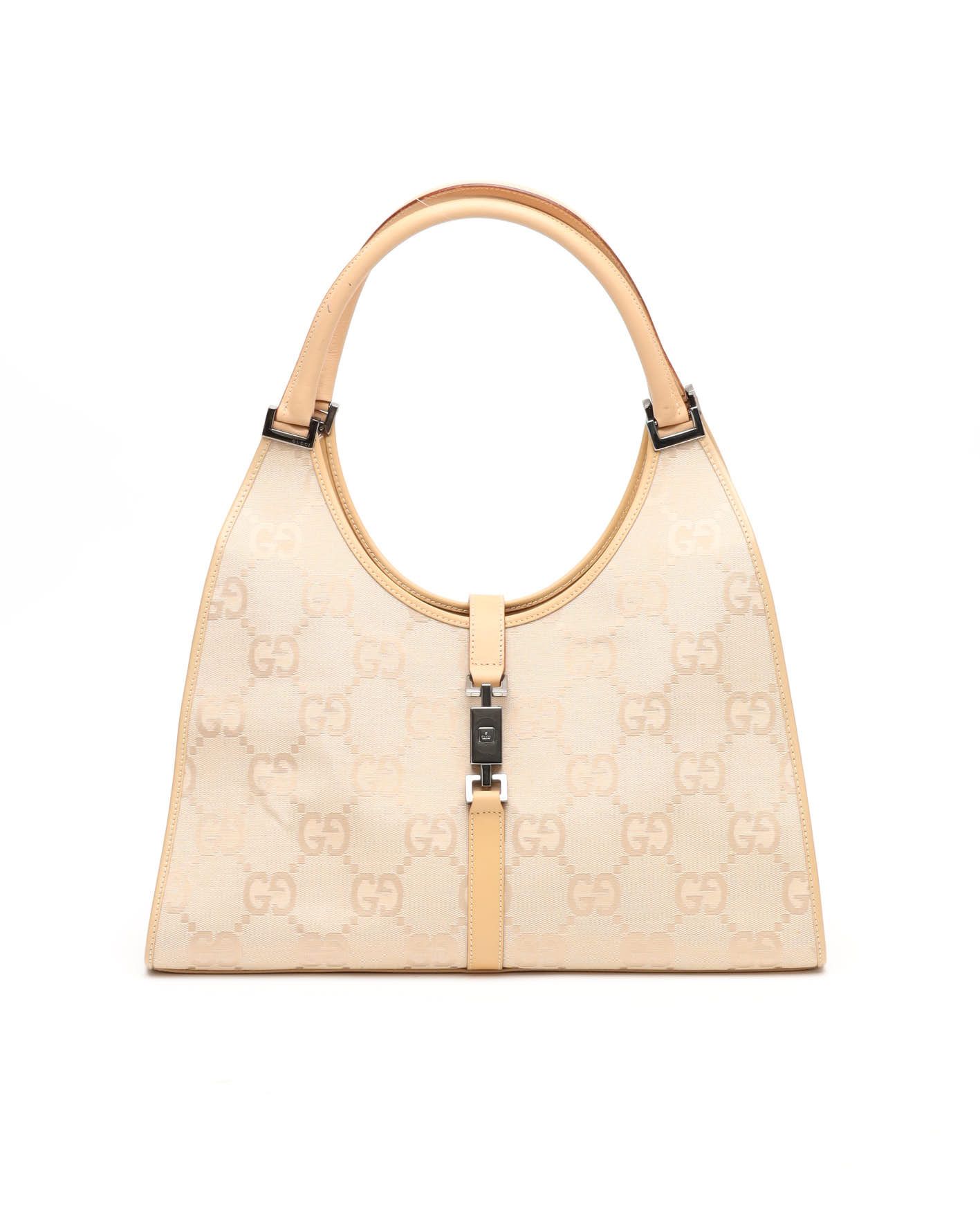 Gucci Large Gg Bardot Bag In Sand