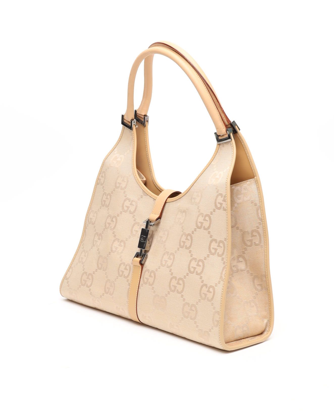 Gucci Large Gg Bardot Bag In Sand
