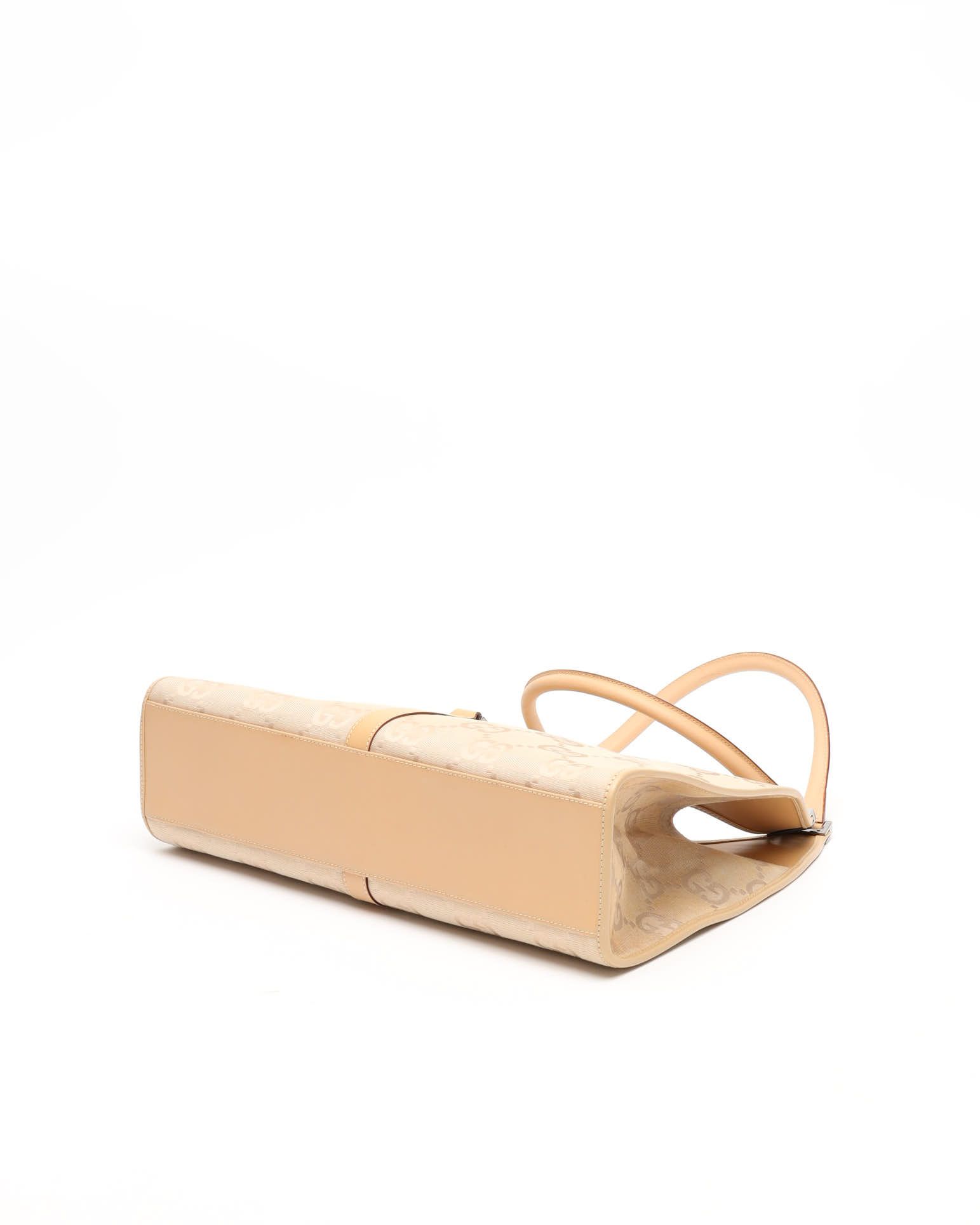 Gucci Large Gg Bardot Bag In Sand