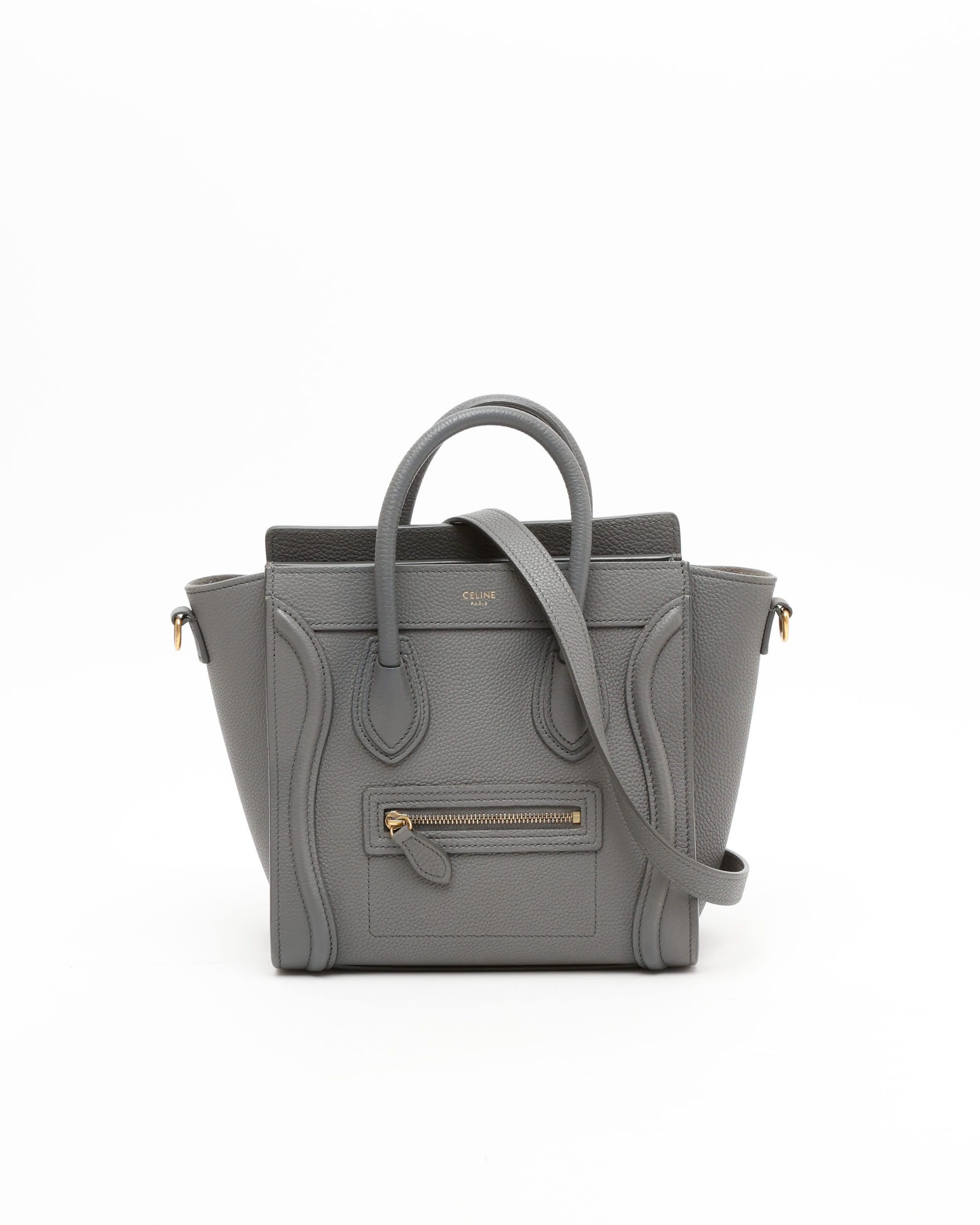 Celine Céline Micro Luggage Bag In Pattern