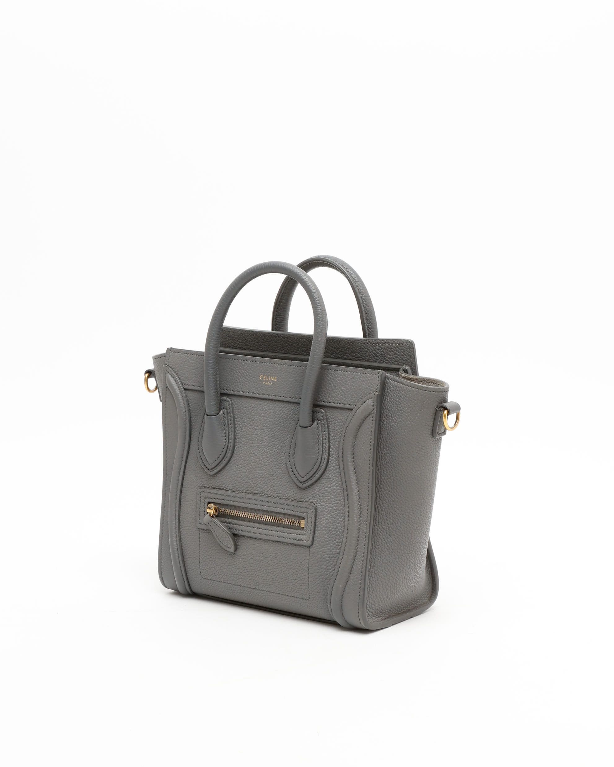 Celine Céline Micro Luggage Bag In Pattern