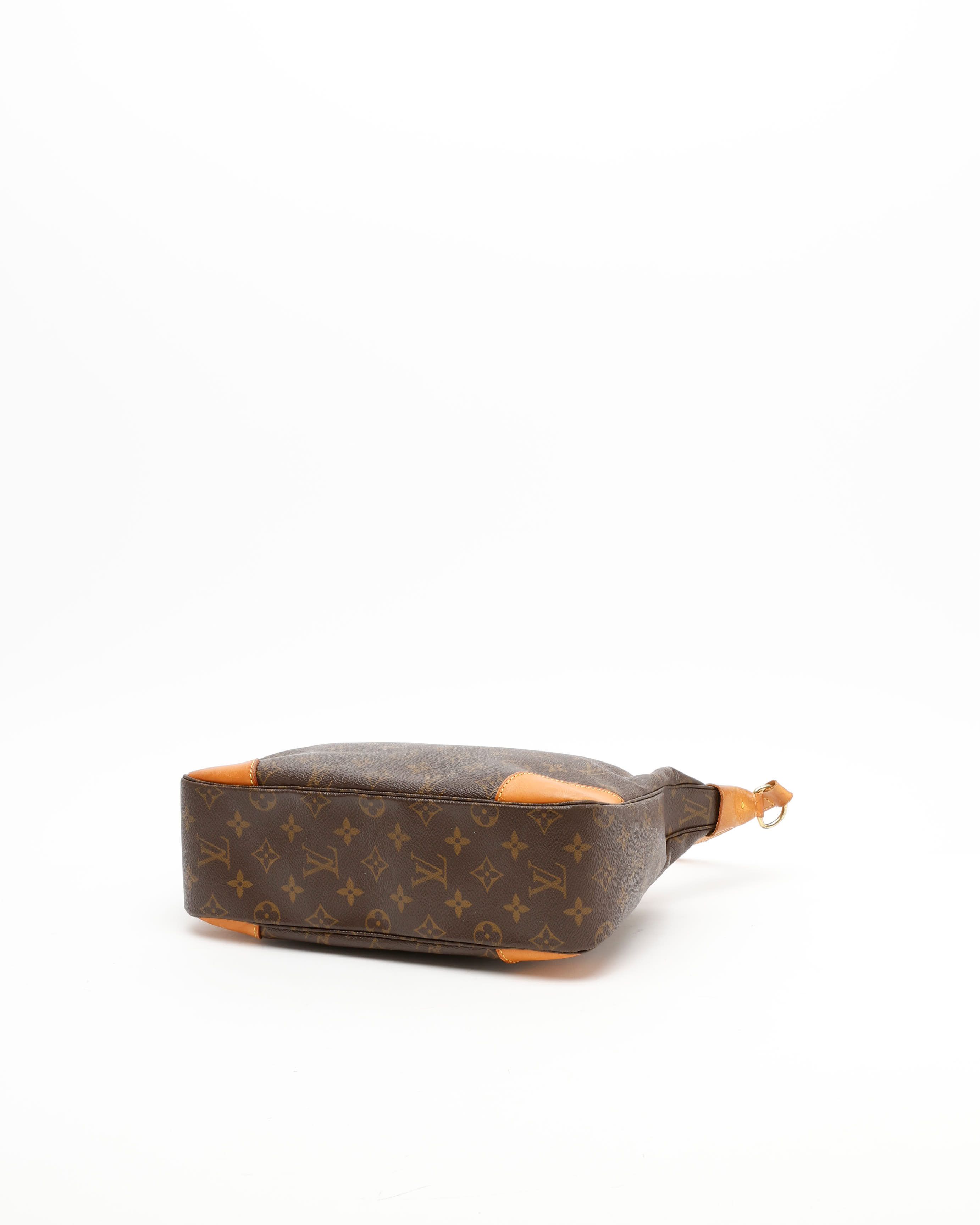Pre-owned Louis Vuitton Monogram Boulogne 30 Bag In Brown