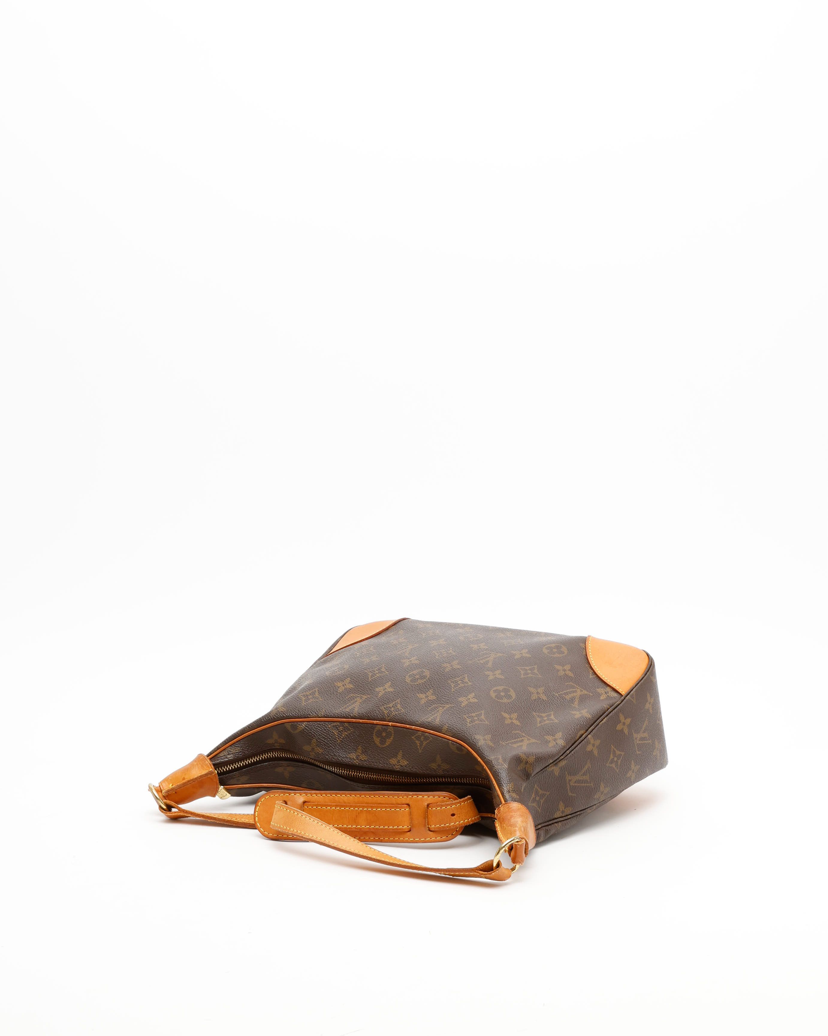 Pre-owned Louis Vuitton Monogram Boulogne 30 Bag In Brown