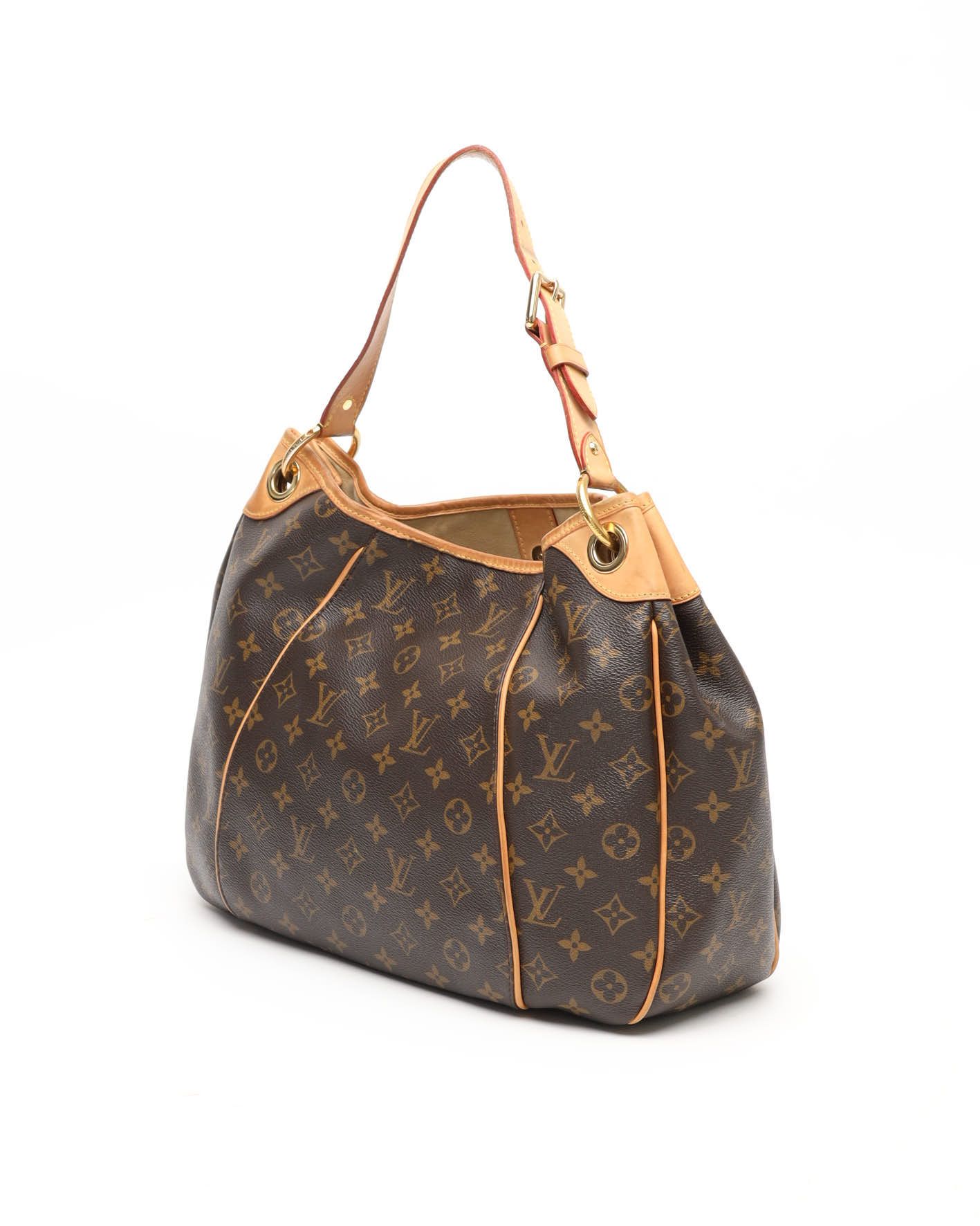Pre-owned Louis Vuitton Monogram Galliera Pm Bag In Brown