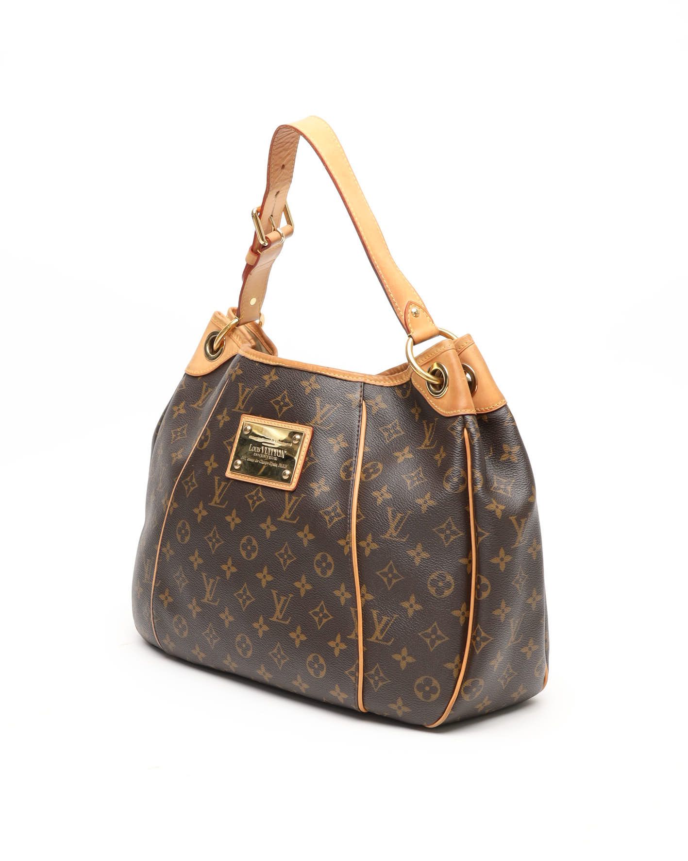Pre-owned Louis Vuitton Monogram Galliera Pm Bag In Brown