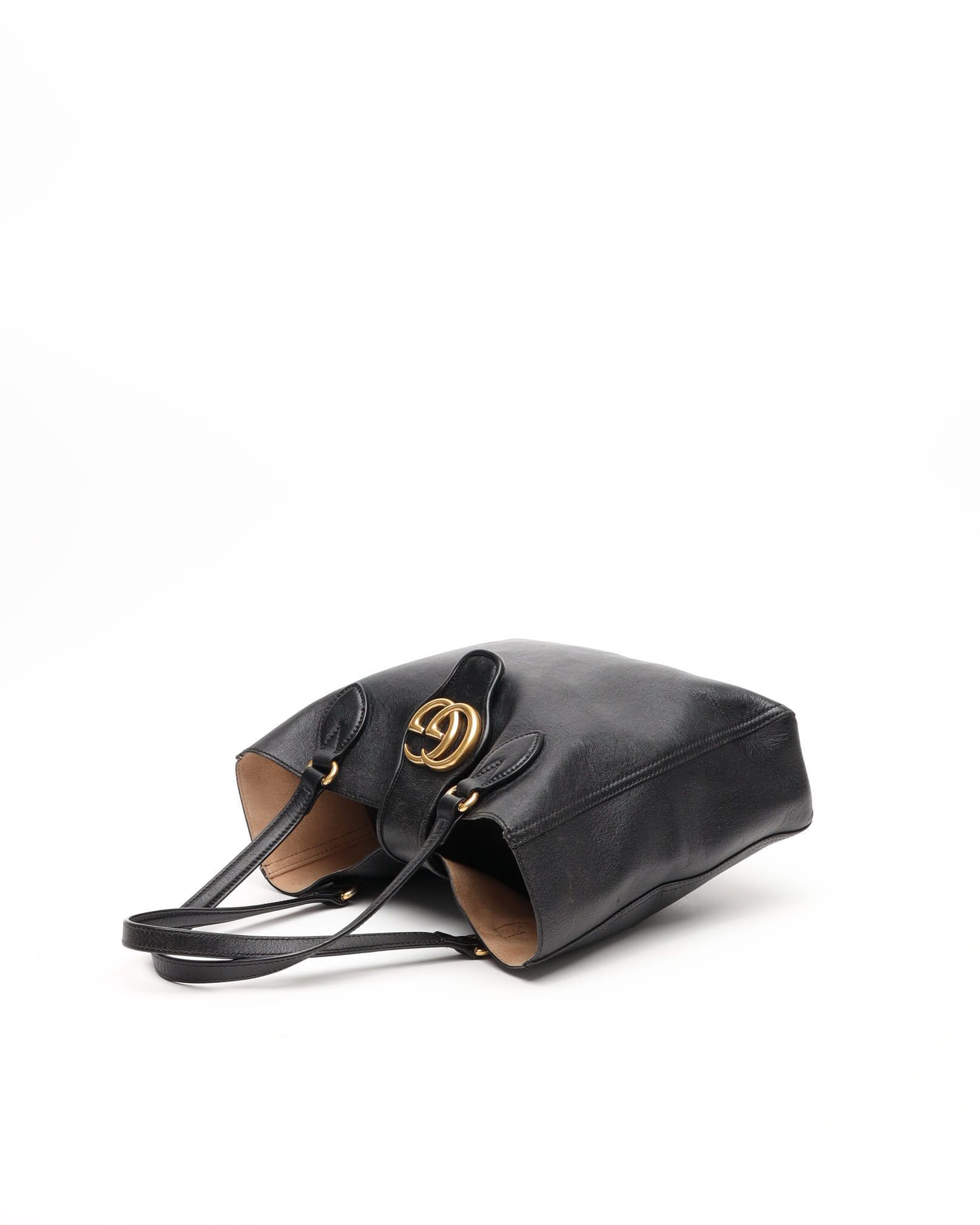 Gucci Gg Tote Bag In Black